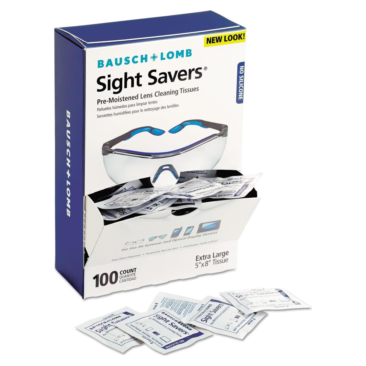 Toallitas de limpieza Bausch & Lomb Sight Savers 100 unidades