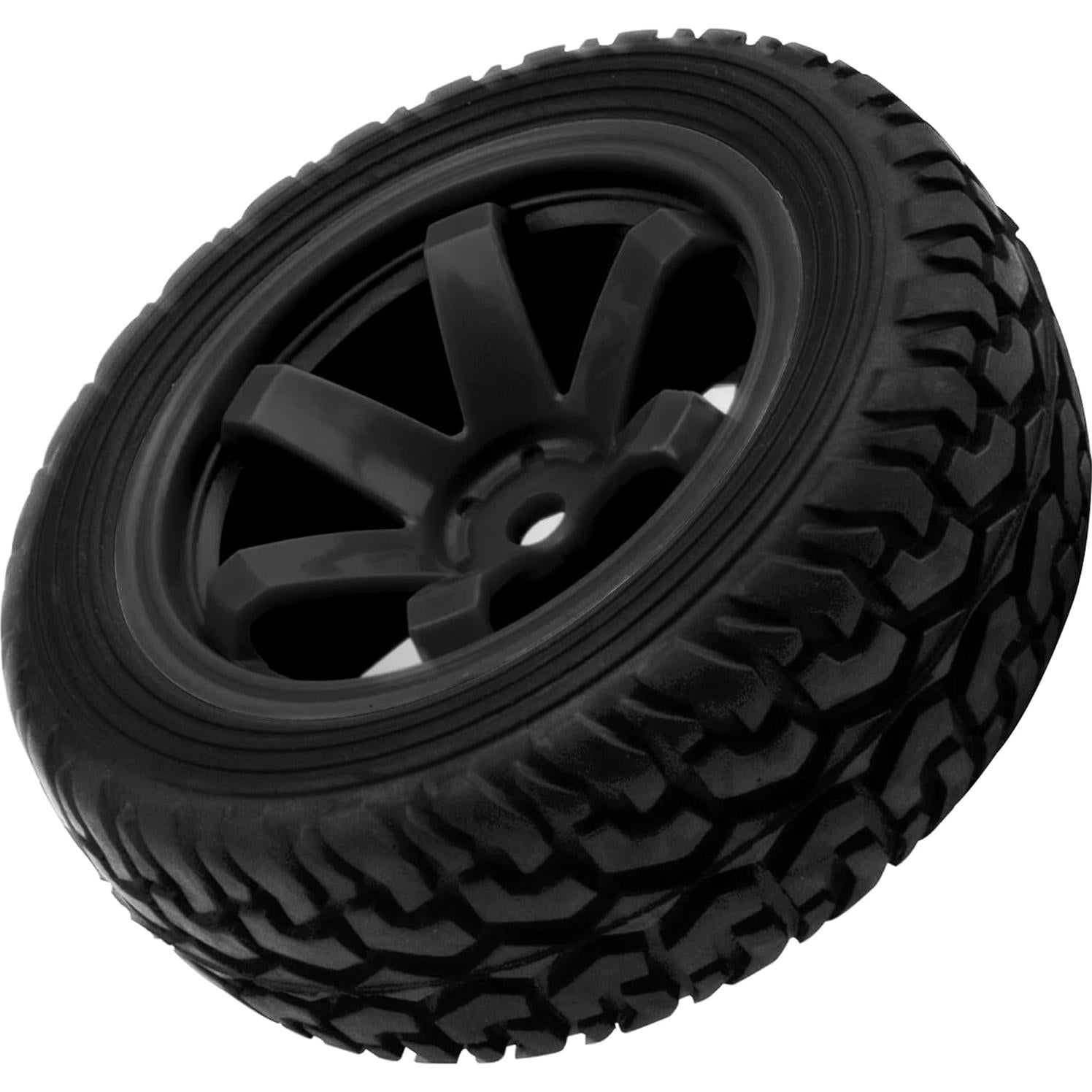 Neumáticos de goma 75mm HIRCQOO para RC 1/10 1/12 en carretera