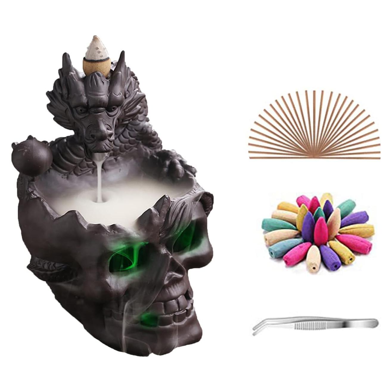 Soporte de Incienso de Dragón Romehaha - Cerámica 12x16cm