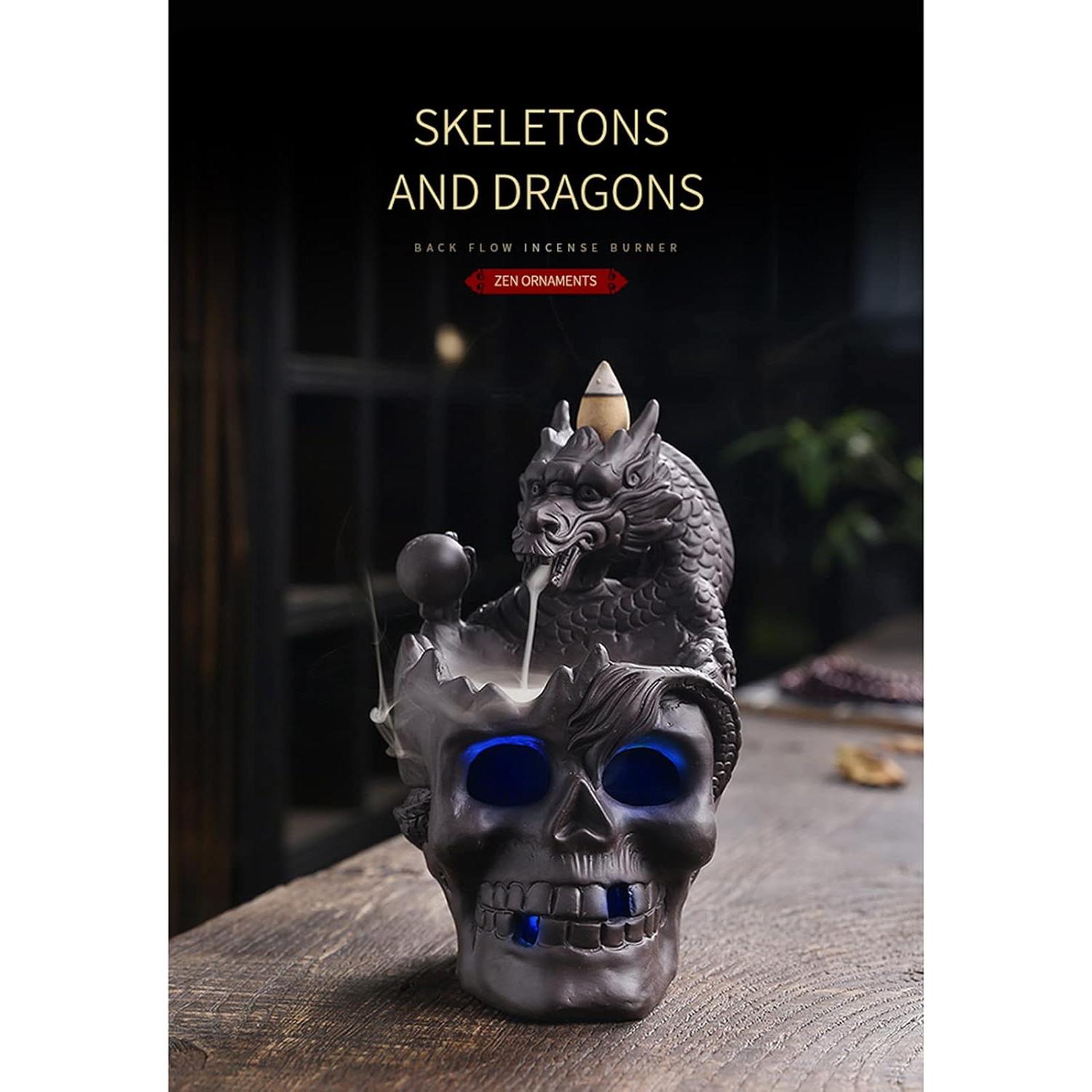 Soporte de Incienso de Dragón Romehaha - Cerámica 12x16cm