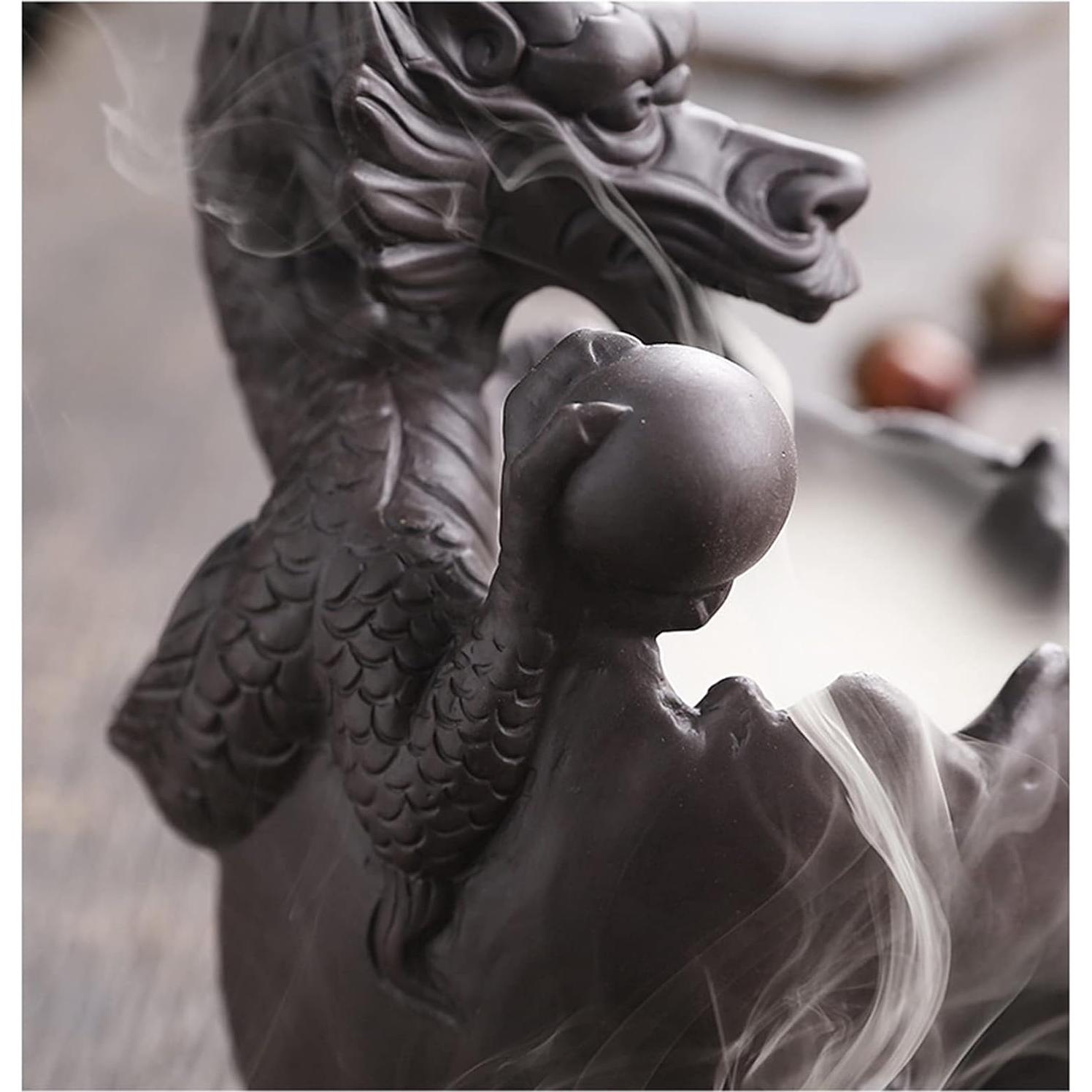 Soporte de Incienso de Dragón Romehaha - Cerámica 12x16cm