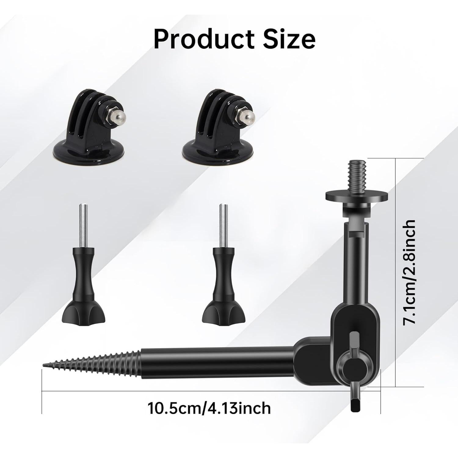 Soporte para cámara de sendero Nuobake 360° en árbol - Kit 2 piezas