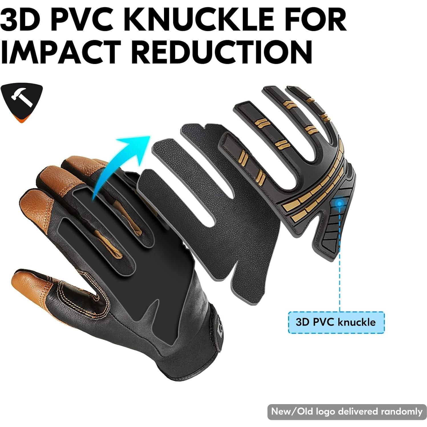 Guantes Mecánicos Impermeables Laborsing GA8954FW Talla S Marrón