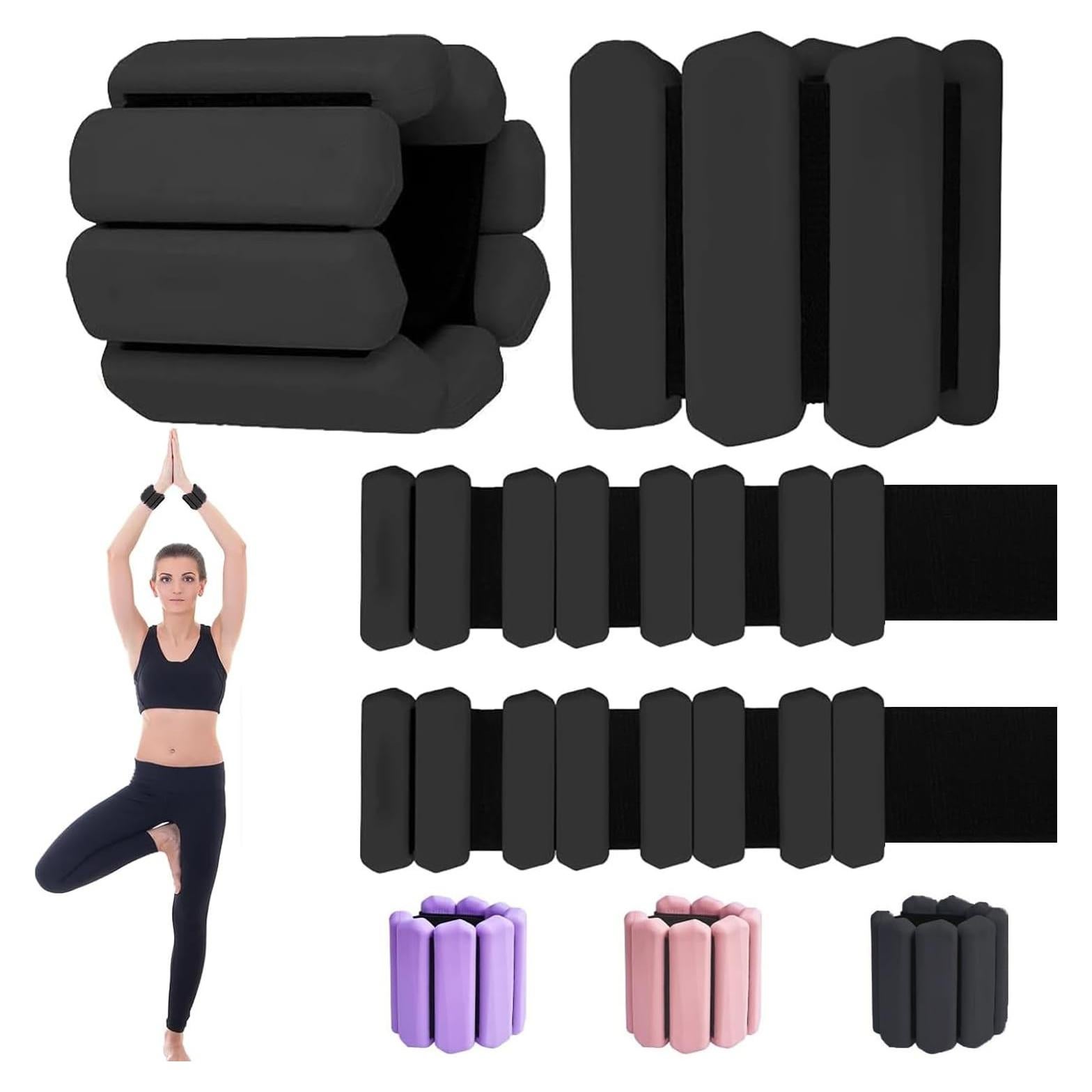 Pesas de Tobillo y Muñeca YOVKOK 0.9 kg Ajustables