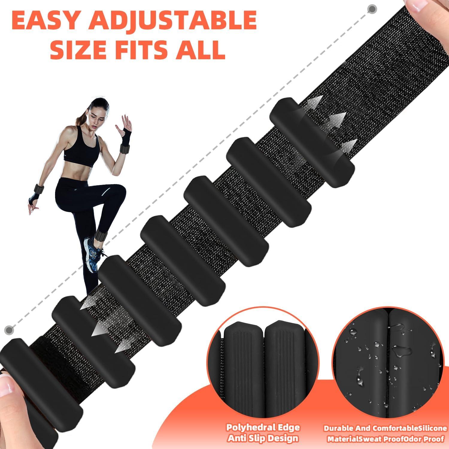 Pesas de Tobillo y Muñeca YOVKOK 0.9 kg Ajustables