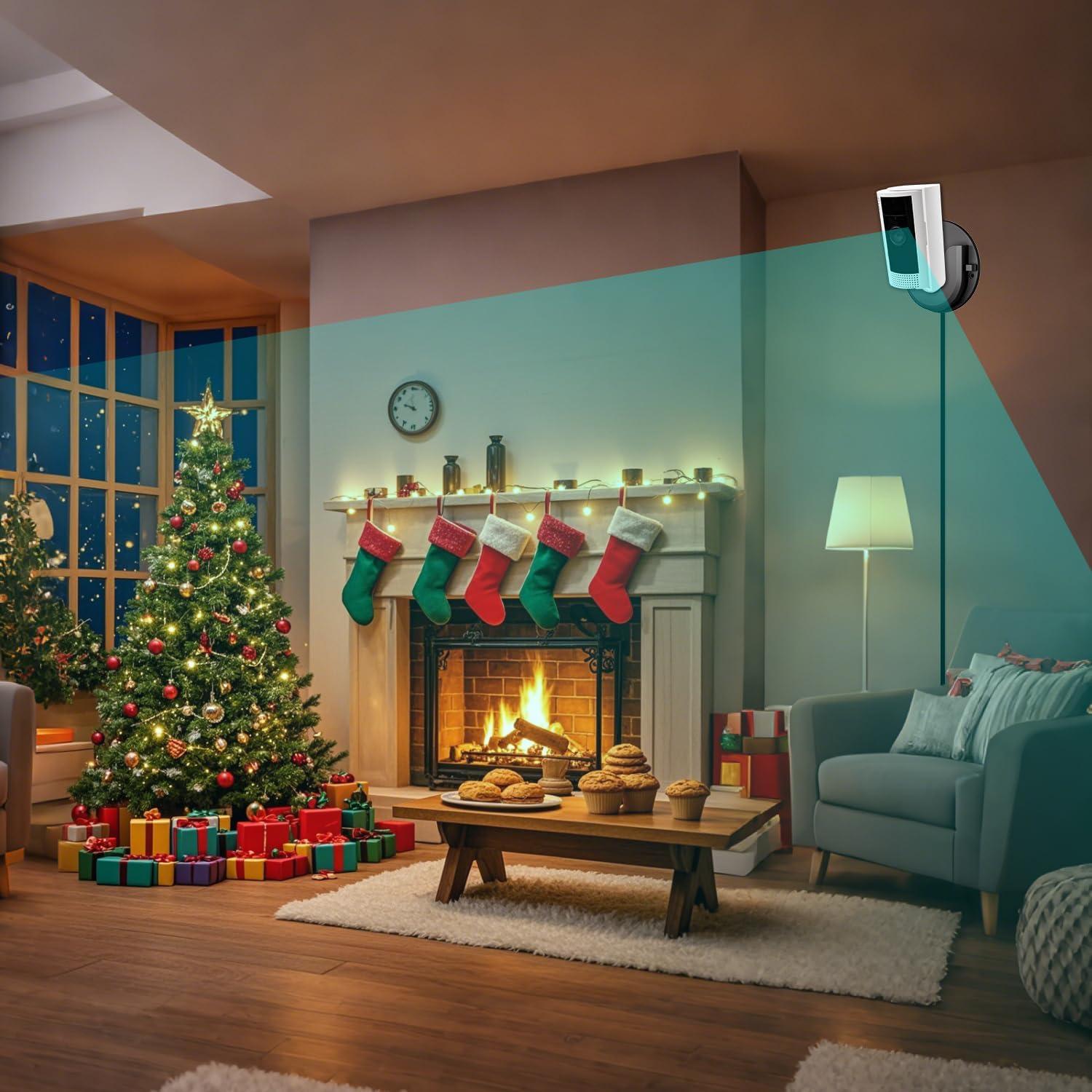 Soporte de Pared Adhesivo para Cámara Ring iTODOS - 2 Piezas