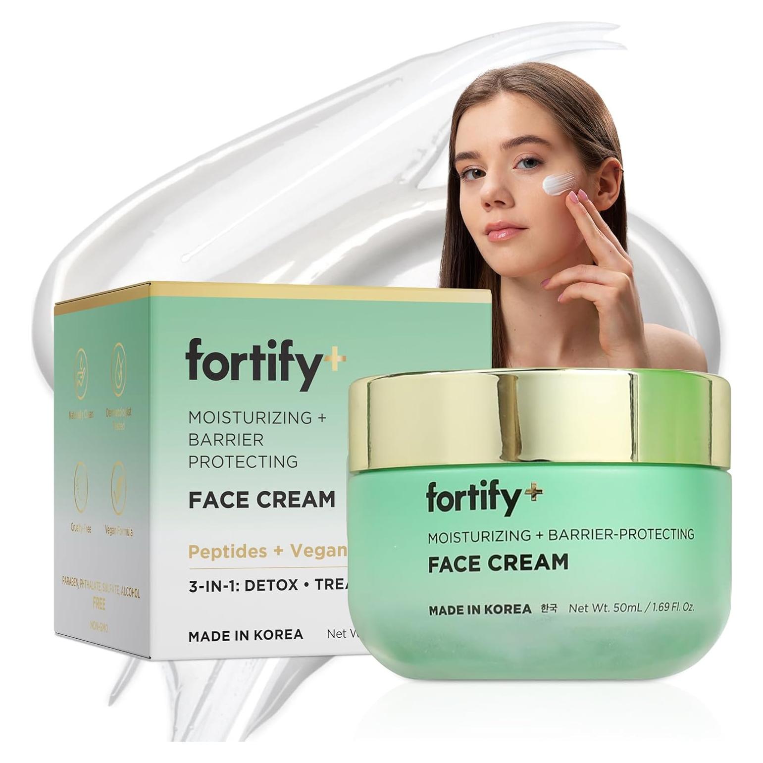 Hidratante Facial Fortify Skincare 50ml Péptidos Colágeno