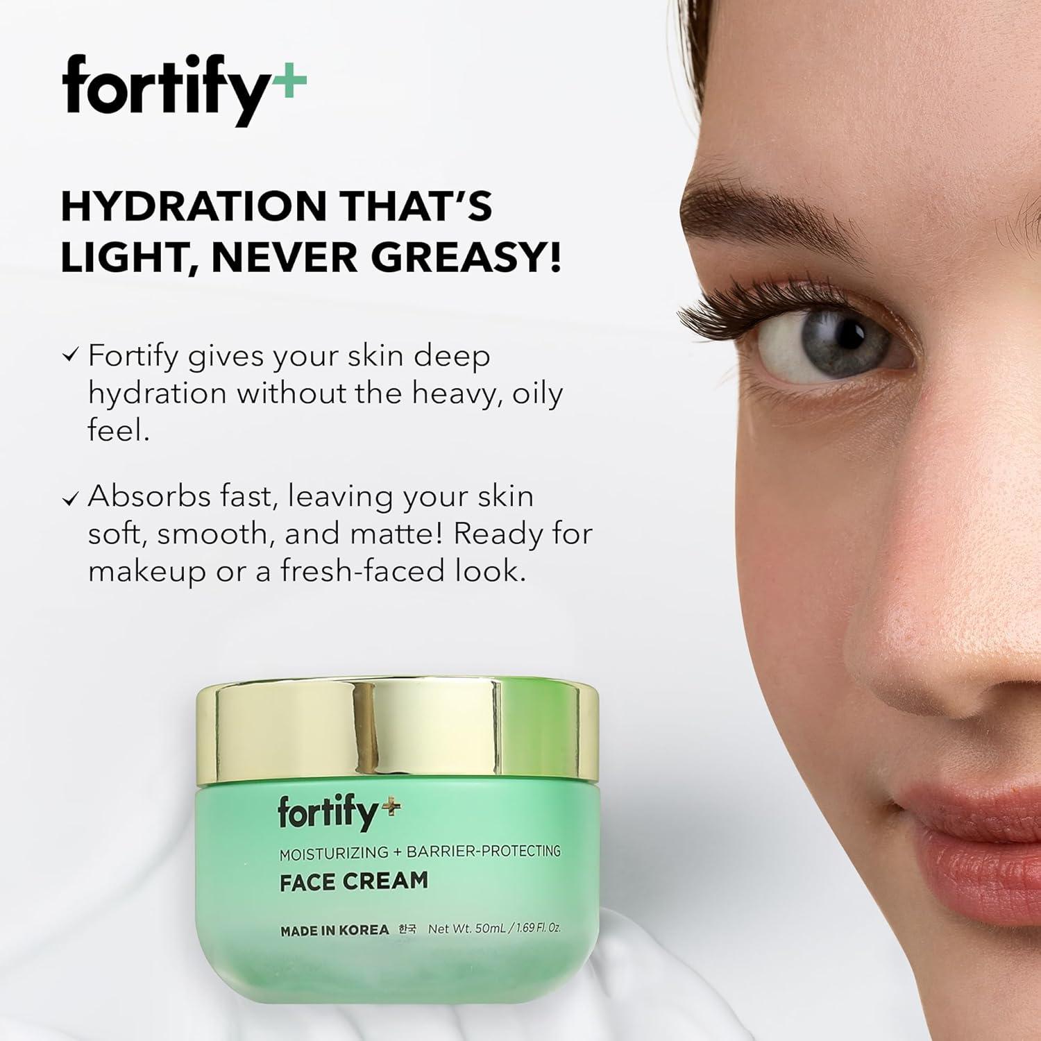 Hidratante Facial Fortify Skincare 50ml Péptidos Colágeno