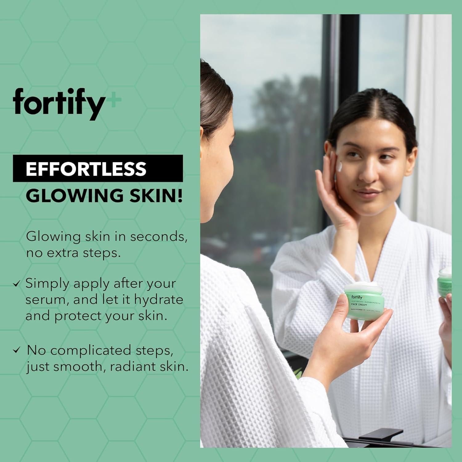 Hidratante Facial Fortify Skincare 50ml Péptidos Colágeno