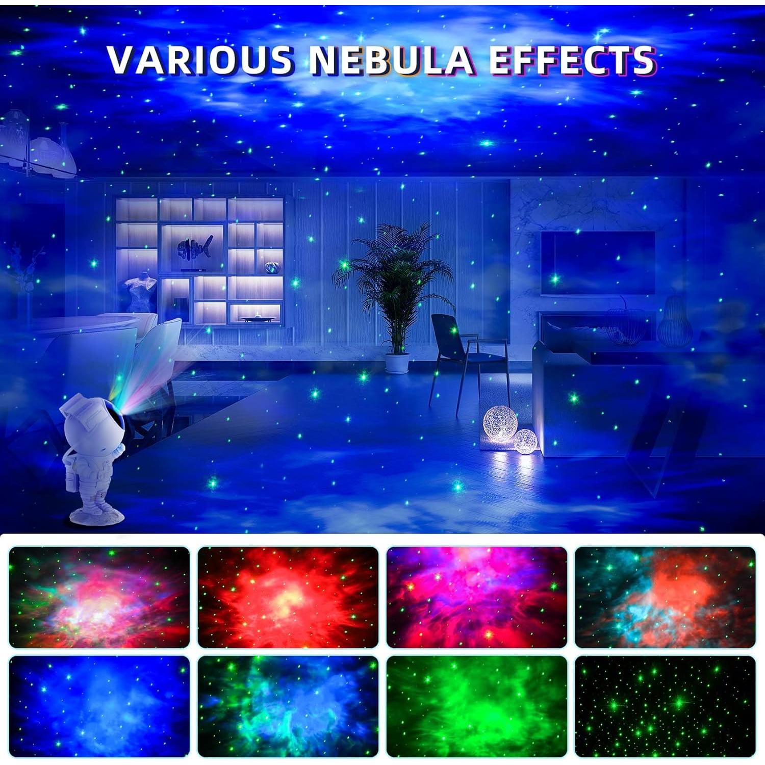 Proyector de Estrellas Astronauta Bybmorto - Luz Nocturna 360°