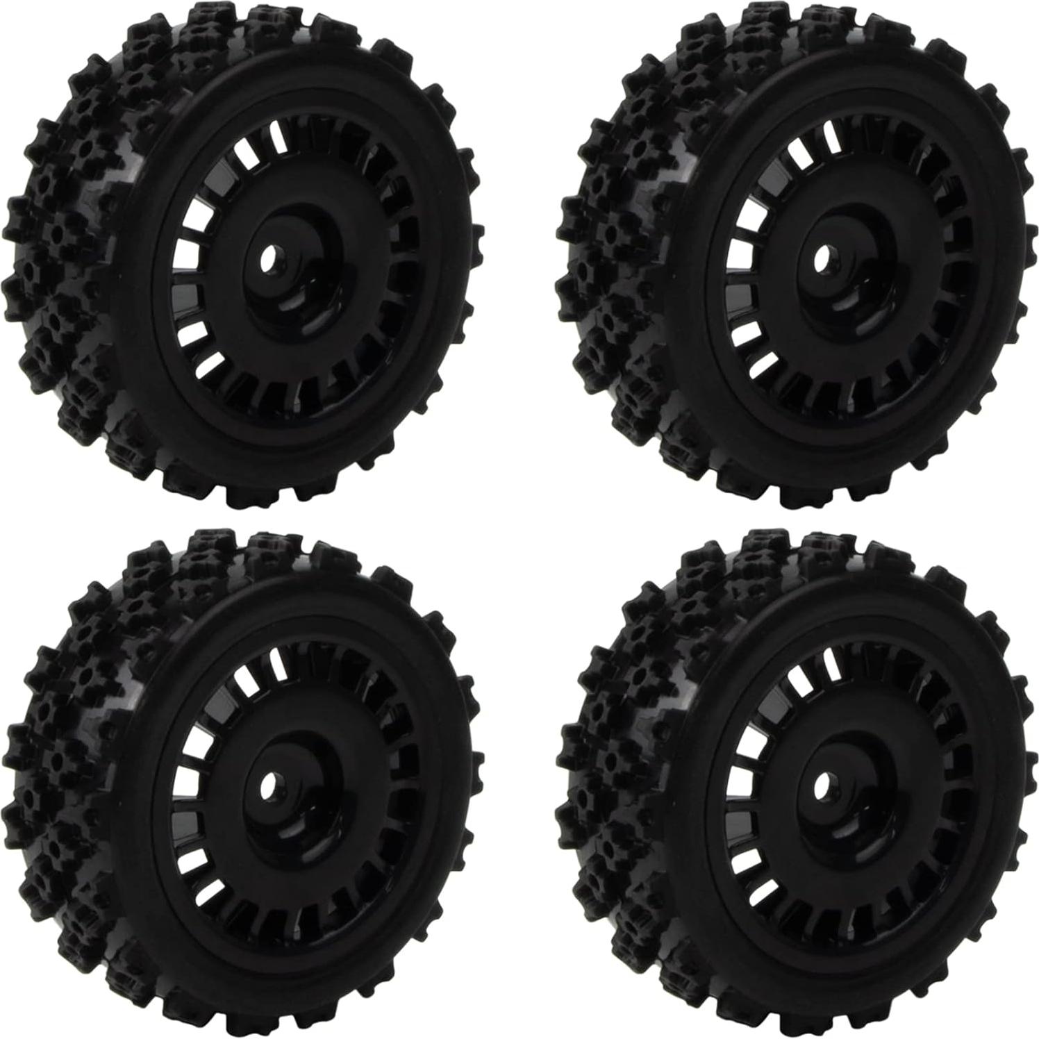 Ruedas y Neumáticos RC 1/10 HobbyMarking 72mm 12mm Hex Negro