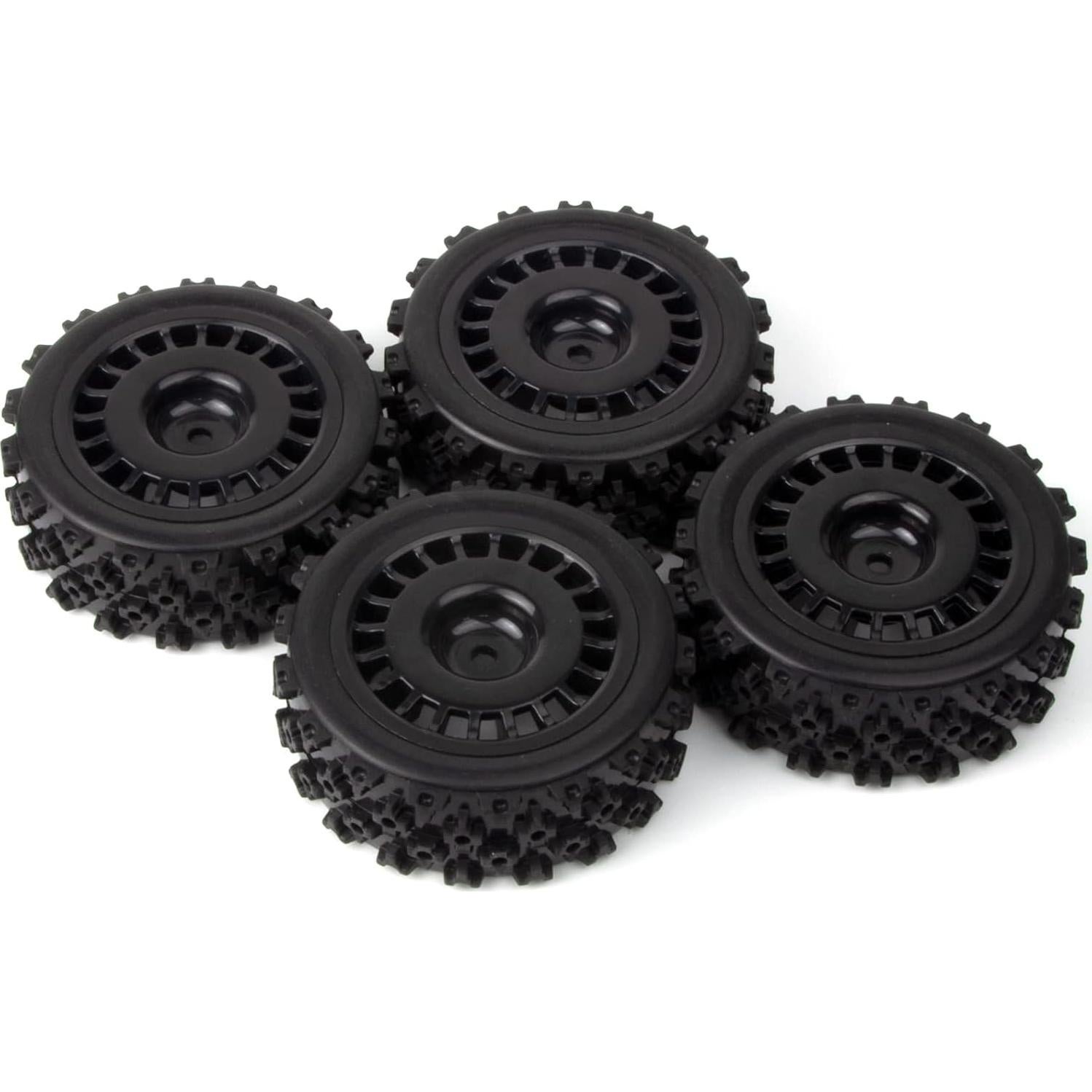Ruedas y Neumáticos RC 1/10 HobbyMarking 72mm 12mm Hex Negro