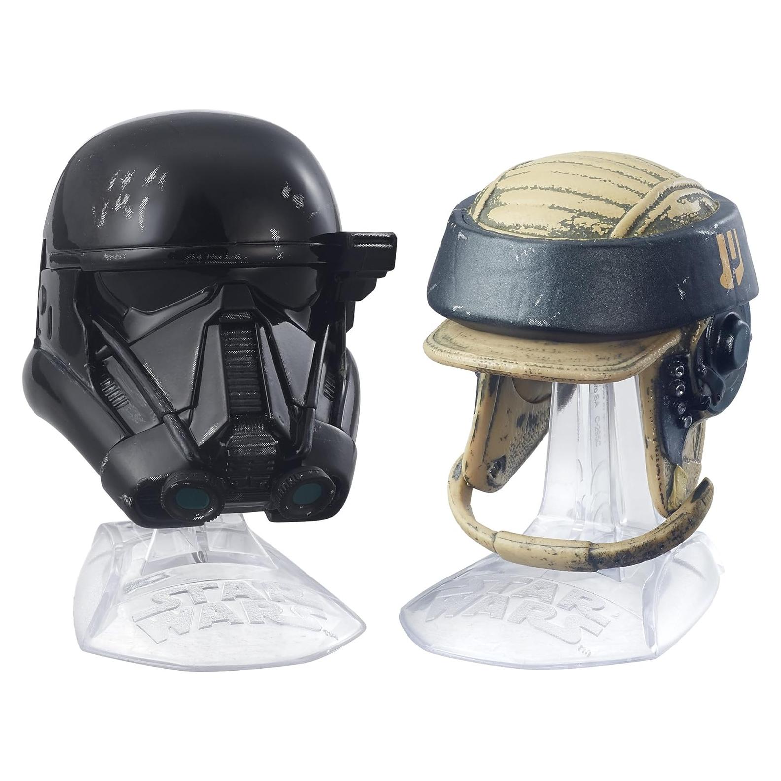 Set de Cascos Star Wars Black Series Titanium - Death Trooper y Comando Rebelde