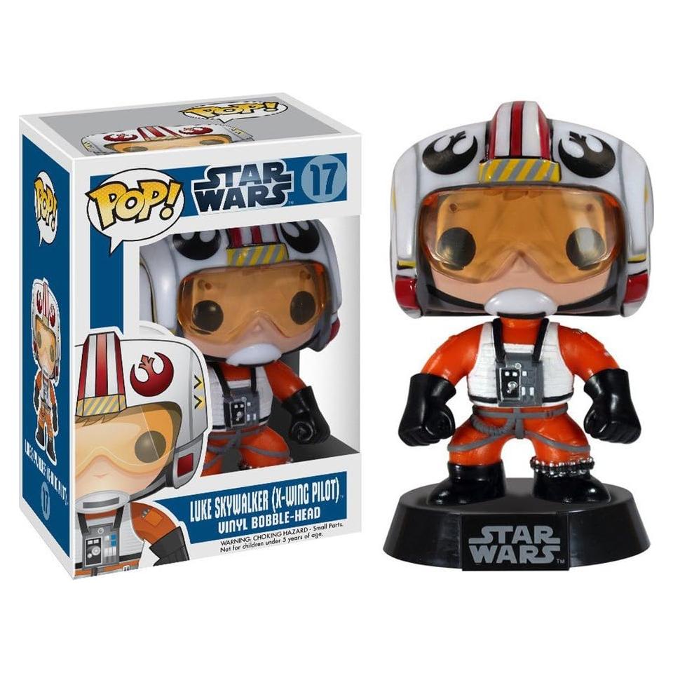 Funko Pop! Star Wars Luke Skywalker Piloto X-Wing 9.5 cm
