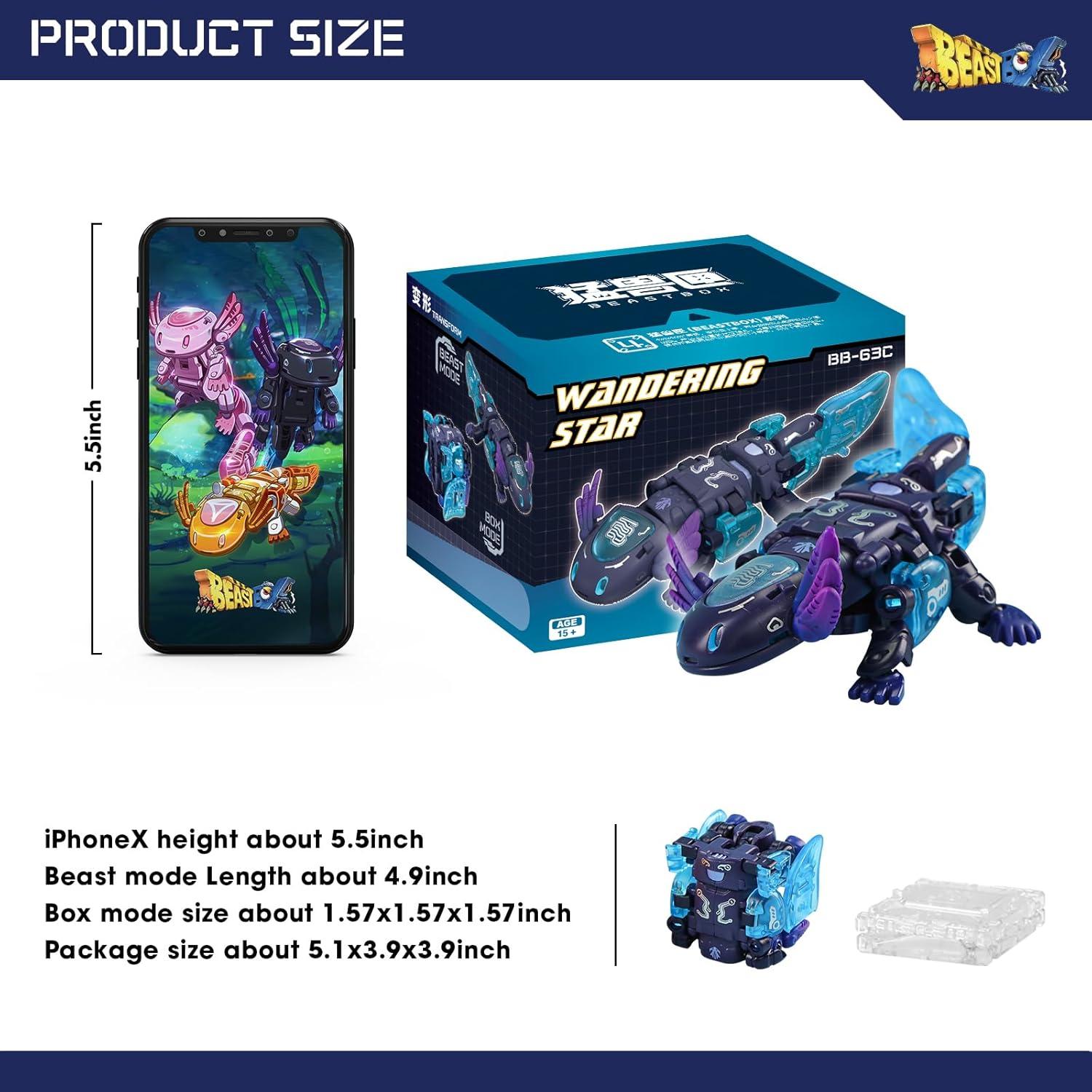52TOYS BEASTBOX BB-63C Estrella Errante Juguete Transformable