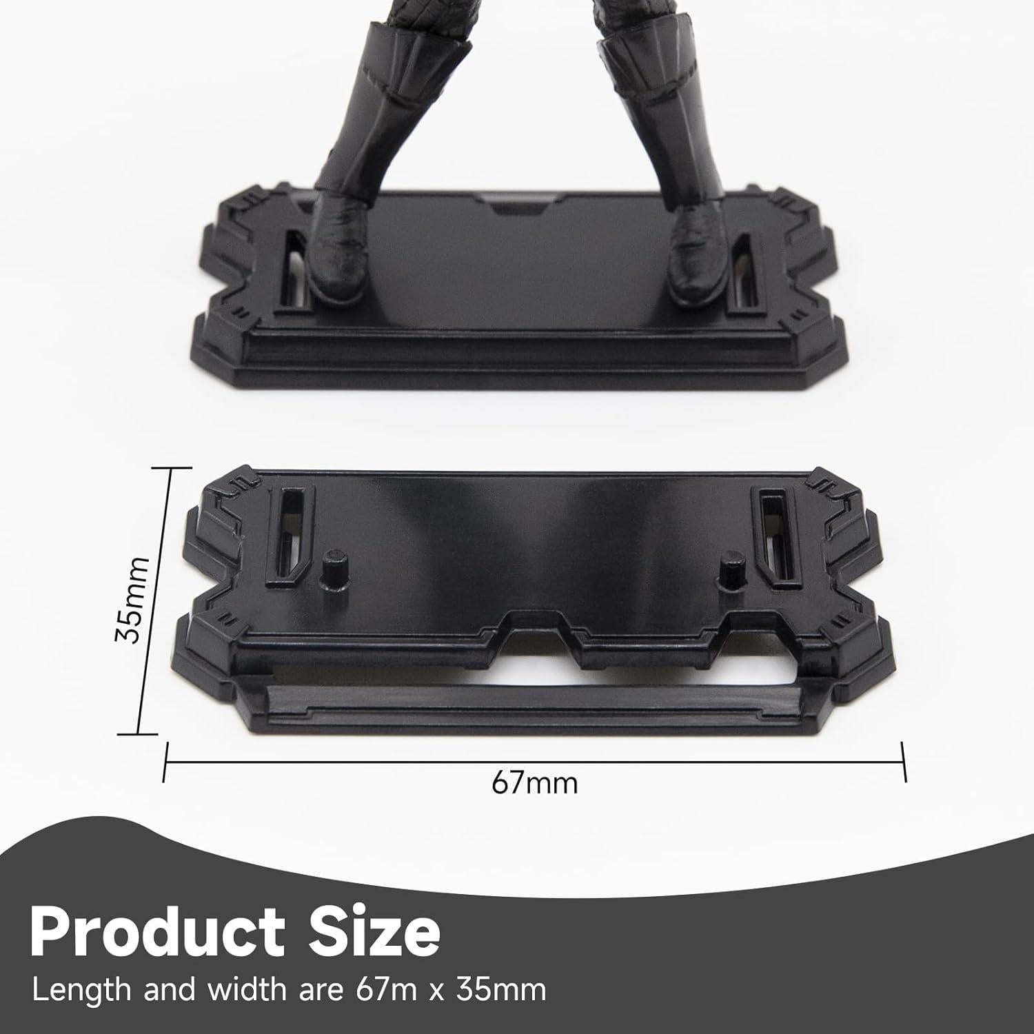 30 Piezas Soportes de Exhibición para Figuras de 9.5 cm - Negro