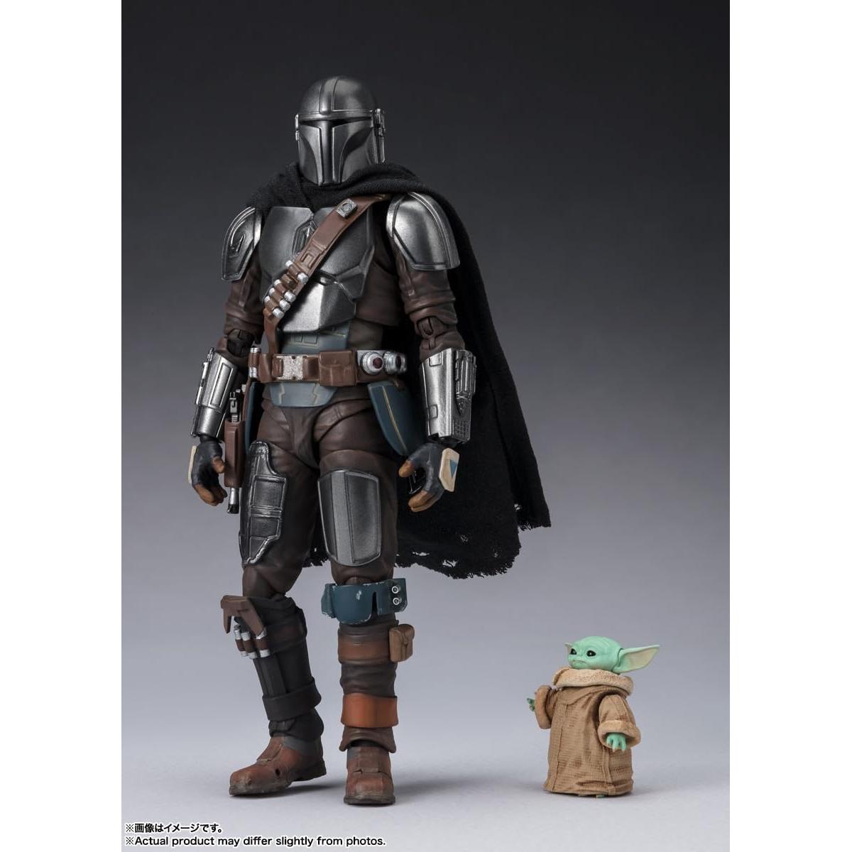 Figura de Acción S.H. Figuarts Mandalorian y Grogu 15 cm