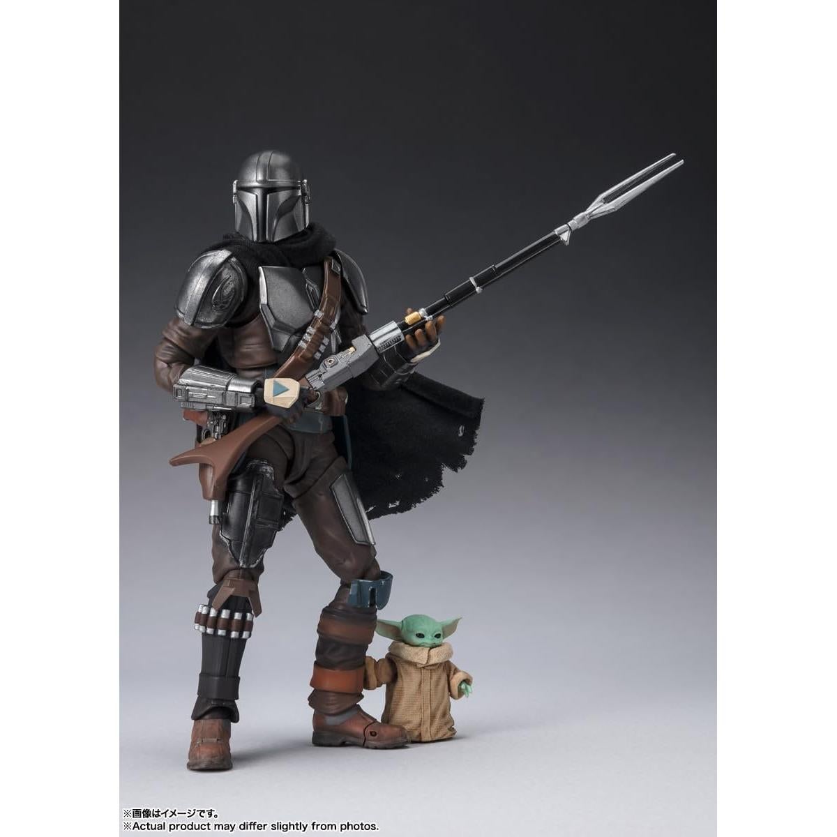 Figura de Acción S.H. Figuarts Mandalorian y Grogu 15 cm