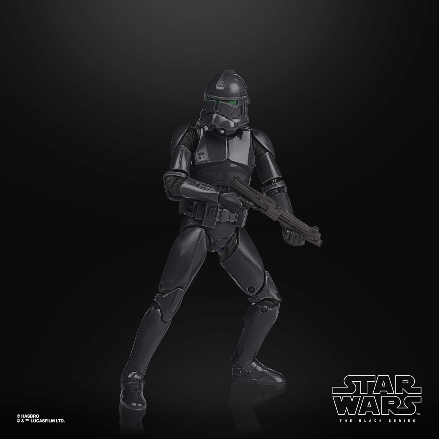 Figura Coleccionable Star Wars La Serie Negra Trooper Élite 15 cm