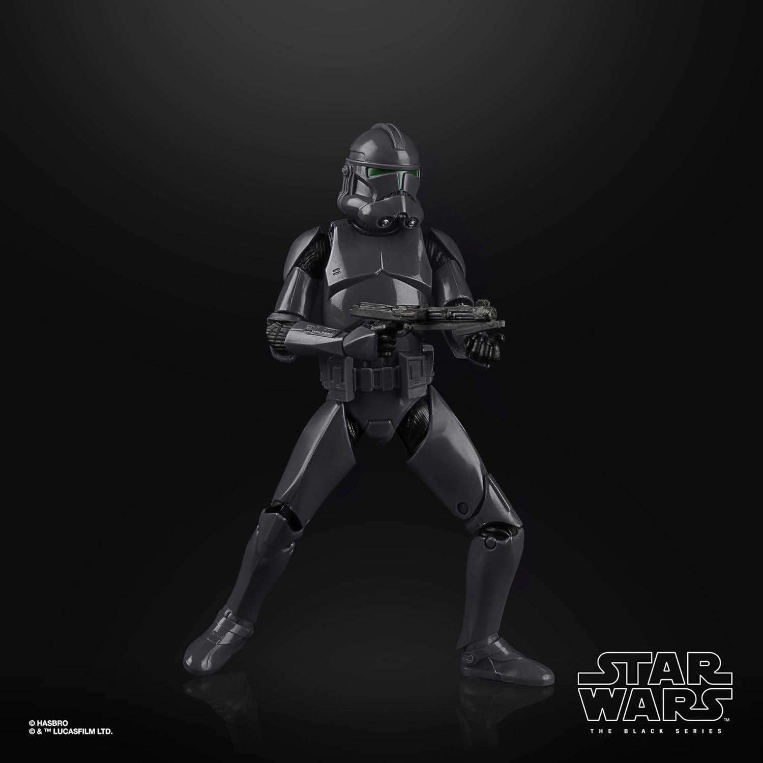 Figura Coleccionable Star Wars La Serie Negra Trooper Élite 15 cm