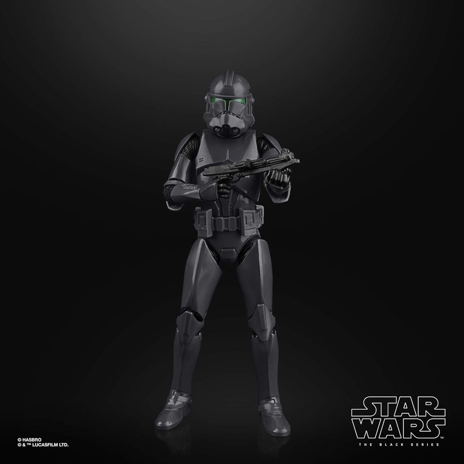 Figura Coleccionable Star Wars La Serie Negra Trooper Élite 15 cm