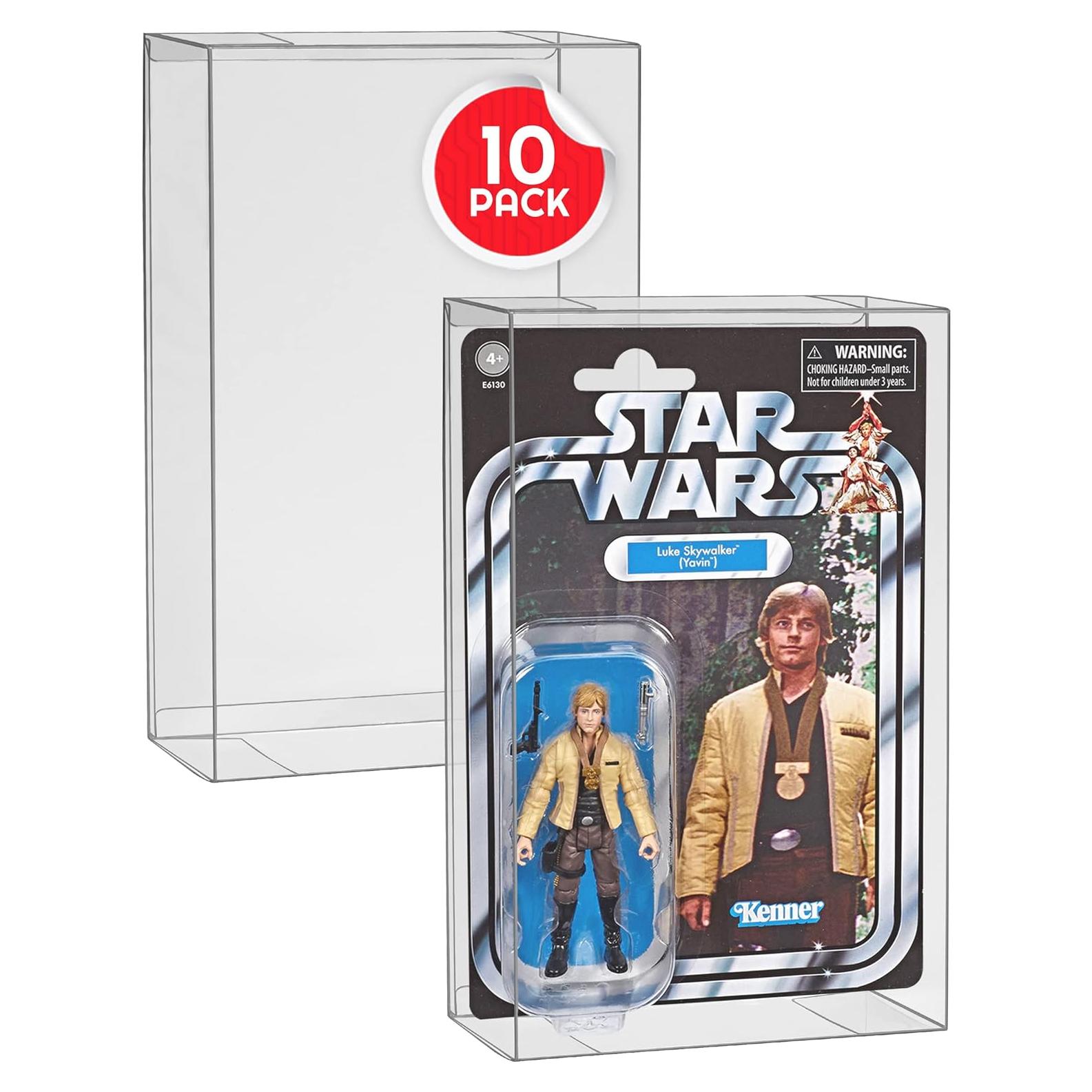 Caja de Exhibición EVORETRO para Figuras de 3.75" - Paquete de 10