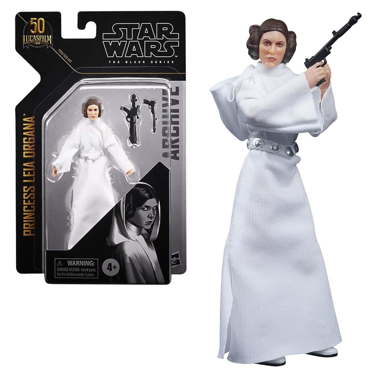Figura Princesa Leia Organa 15 cm Star Wars Black Series 50 Aniversario