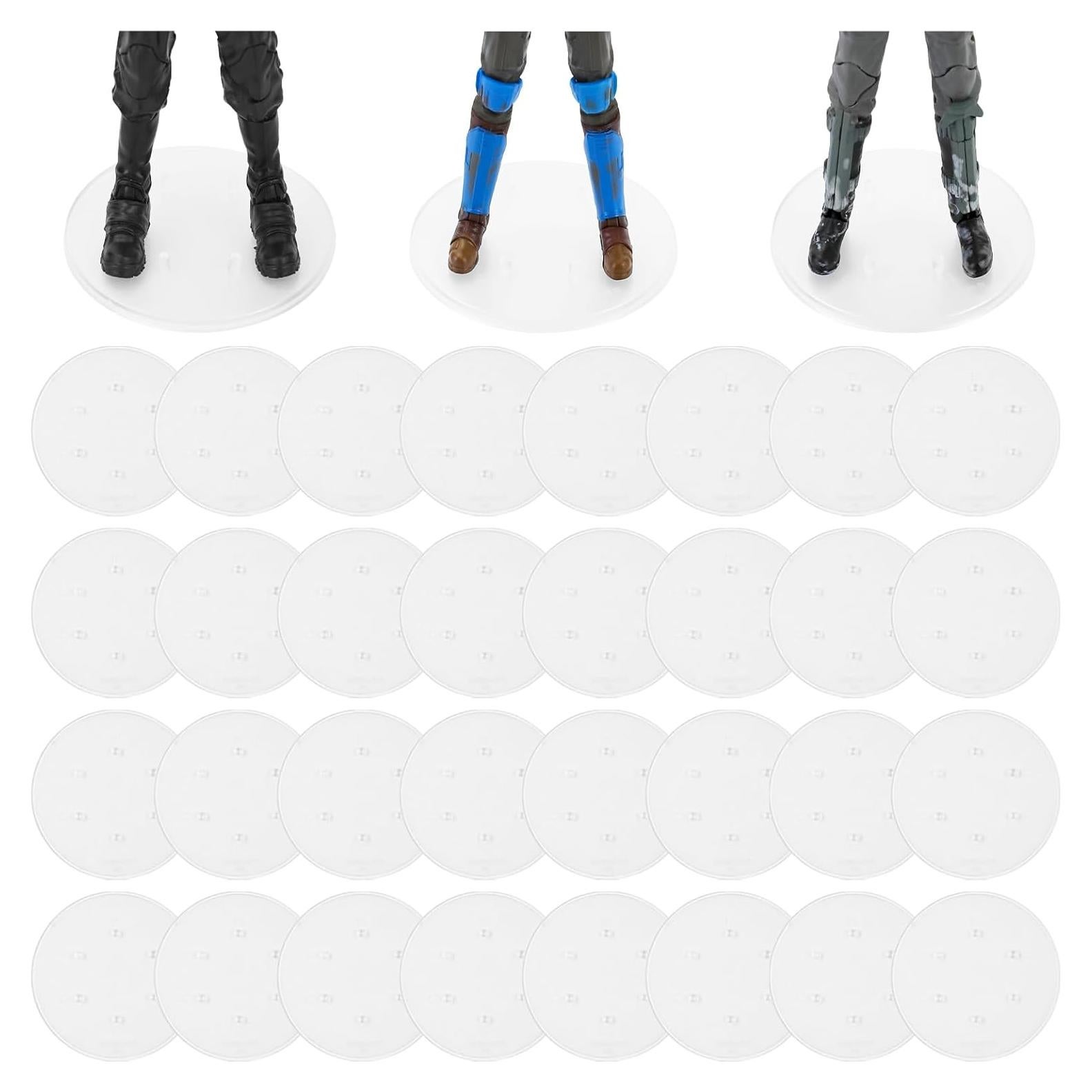 Base de Exhibición para Figuras de Acción DisplayMore 32 Piezas