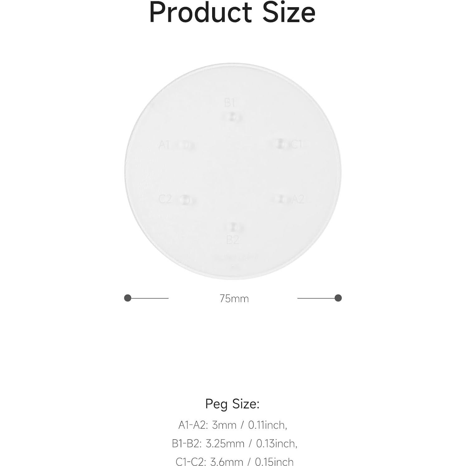 Base de Exhibición para Figuras de Acción DisplayMore 32 Piezas