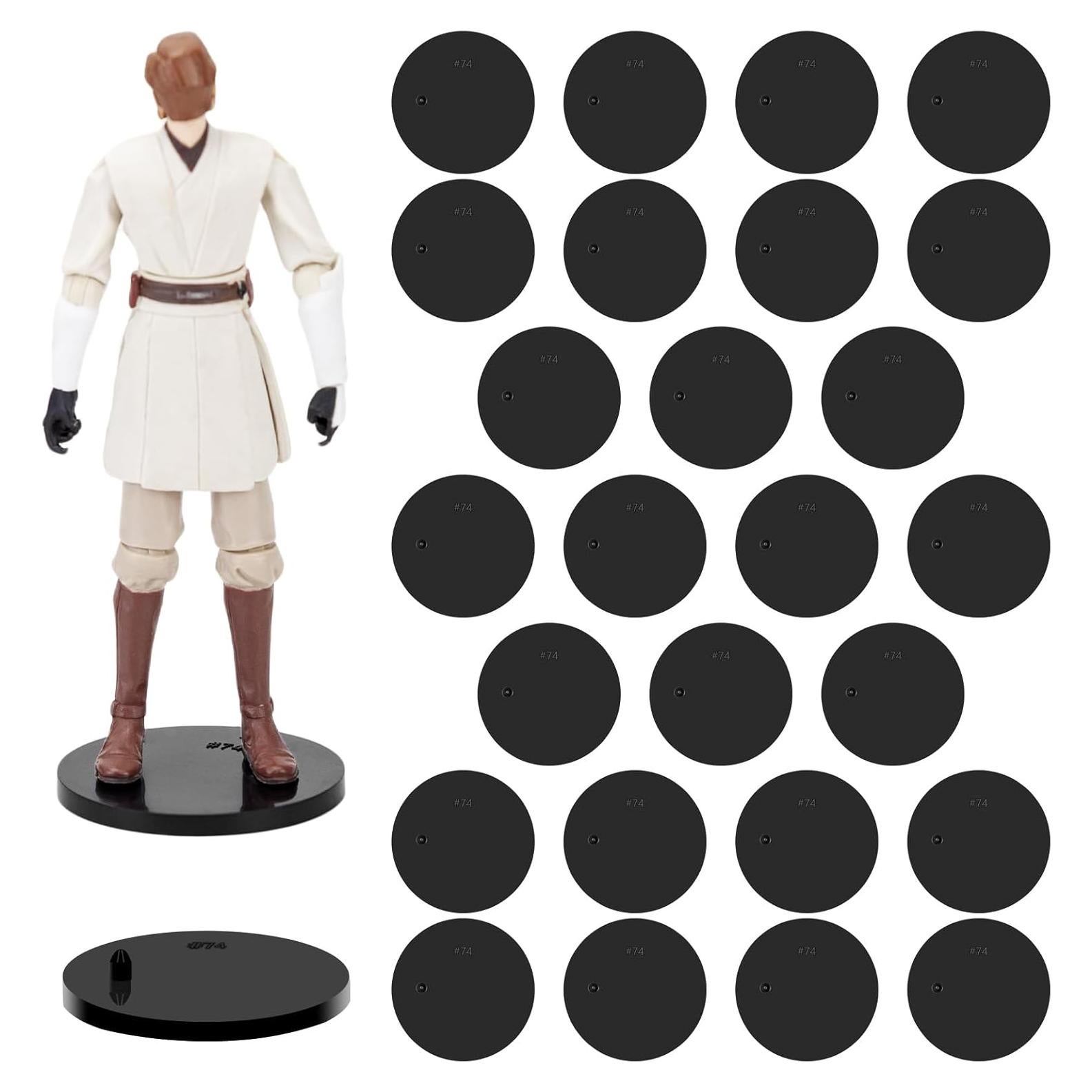 Soporte de Exhibición para Figuras de Acción TITAWU 26 Pcs Negro