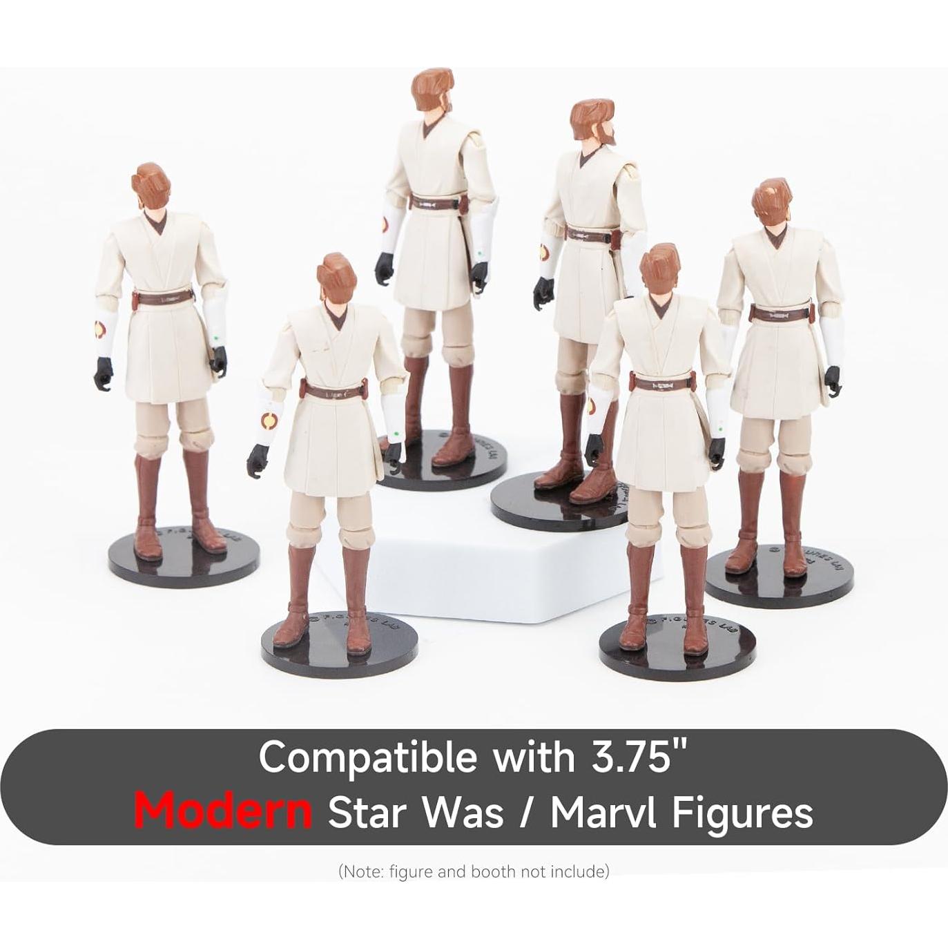 Soporte de Exhibición para Figuras de Acción TITAWU 26 Pcs Negro