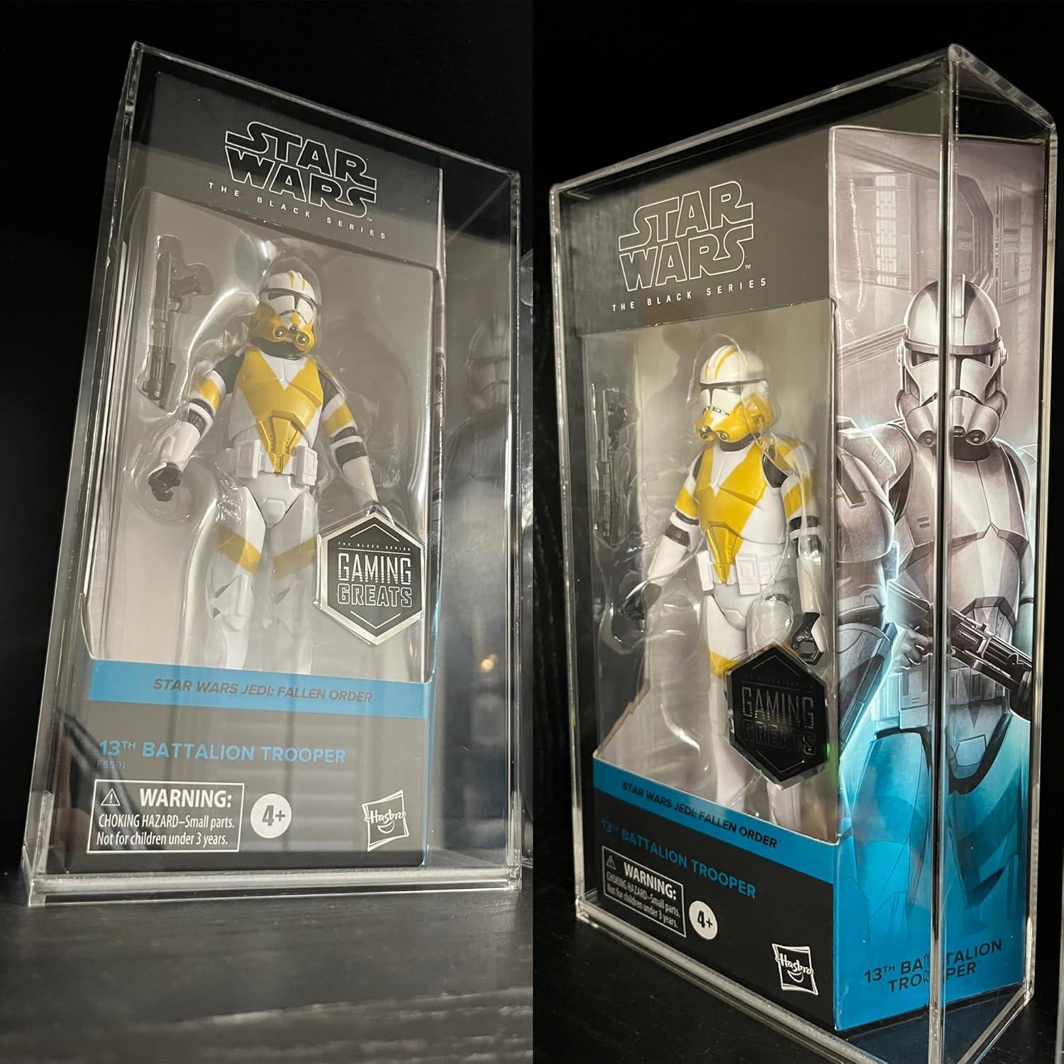 Caja Protectora Acrílica EVORETRO para Figuras Star Wars 15.24 cm - 2 Unidades