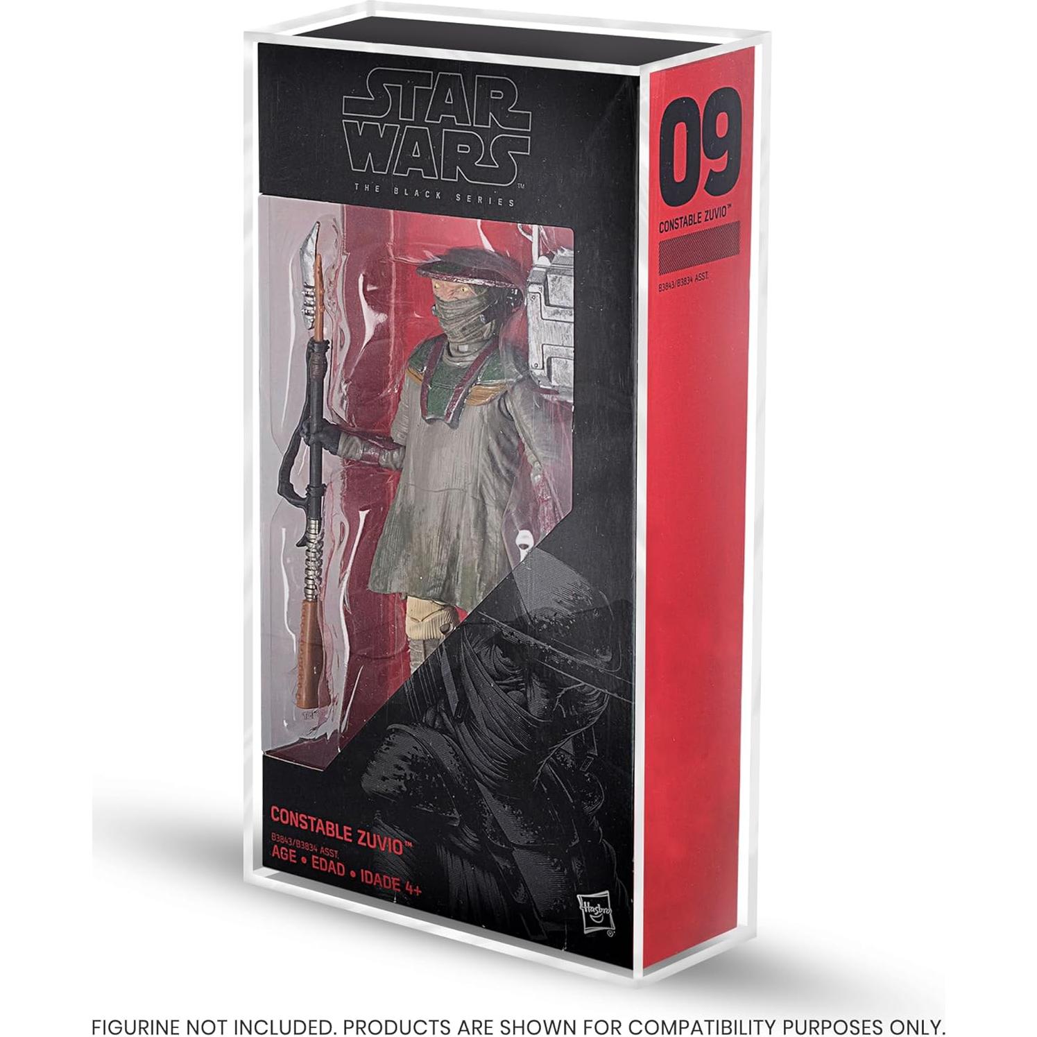 Caja Protectora Acrílica EVORETRO para Figuras Star Wars 15.24 cm - 2 Unidades