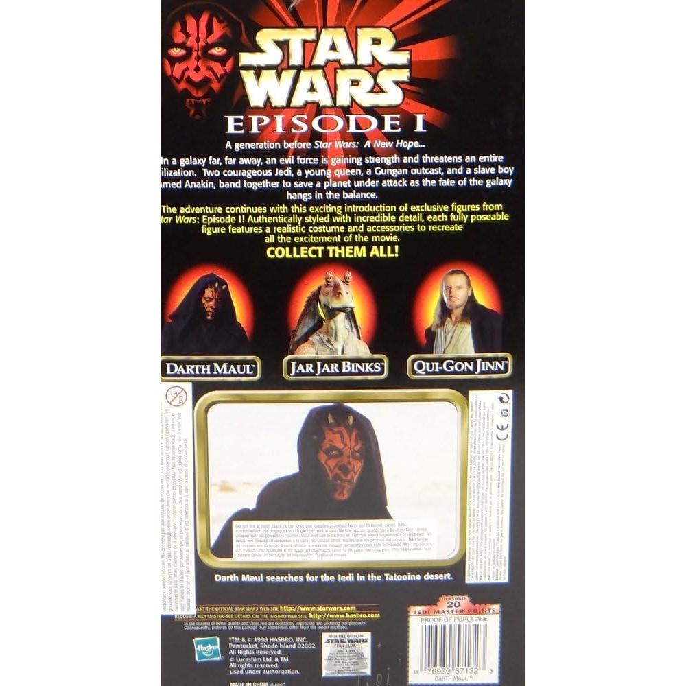 Figura de Acción Darth Maul 30 cm Star Wars La Amenaza Fantasma