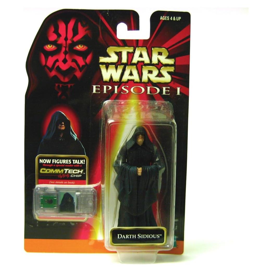 Figura de acción Darth Sidious 9.5 cm Hasbro 1998