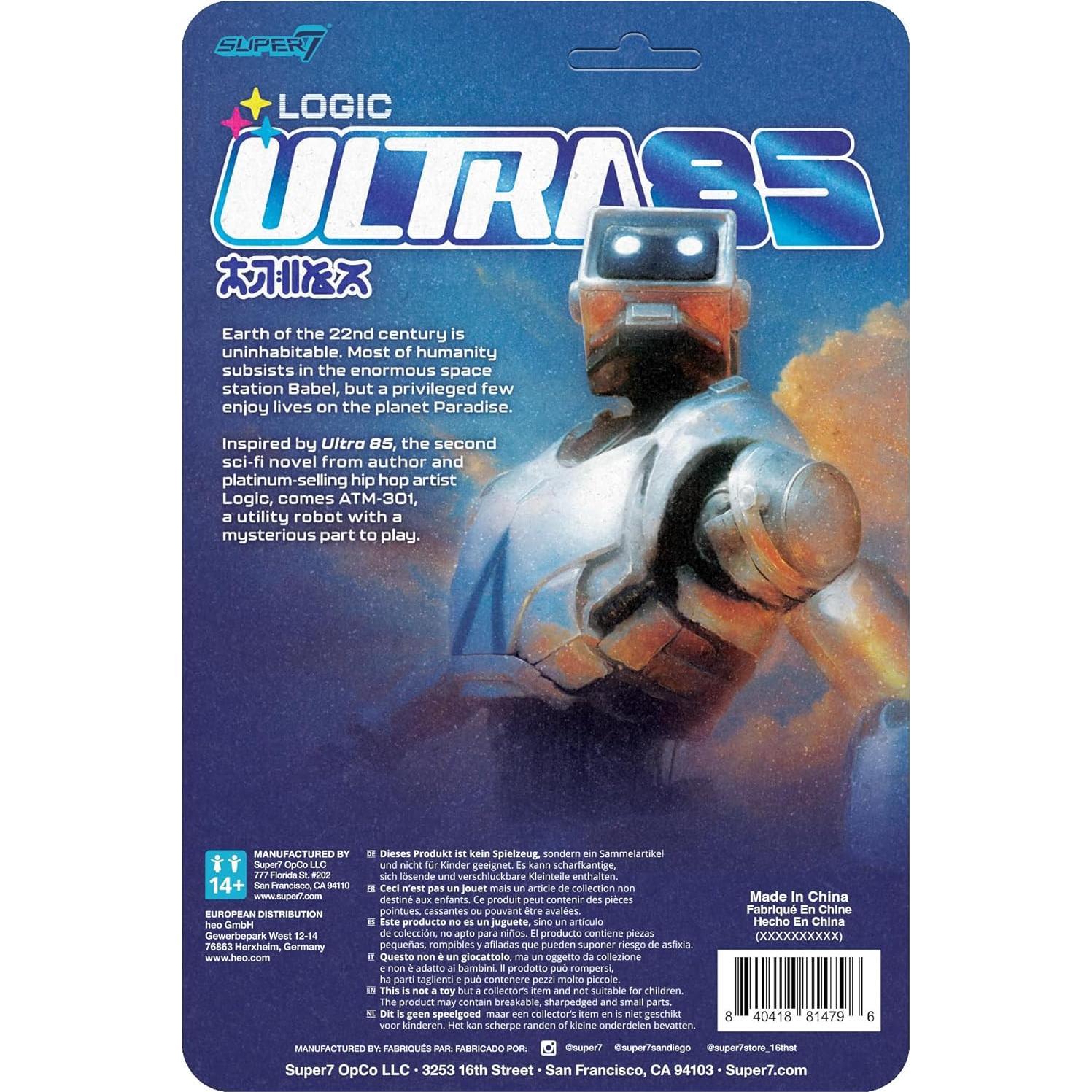 Figura de Acción Super7 Logic ATM-301 9.53 cm Retro Hip Hop