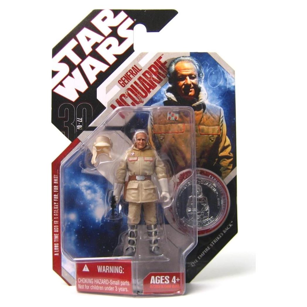 Figura de Acción Star Wars General McQuarrie 9 cm con Moneda
