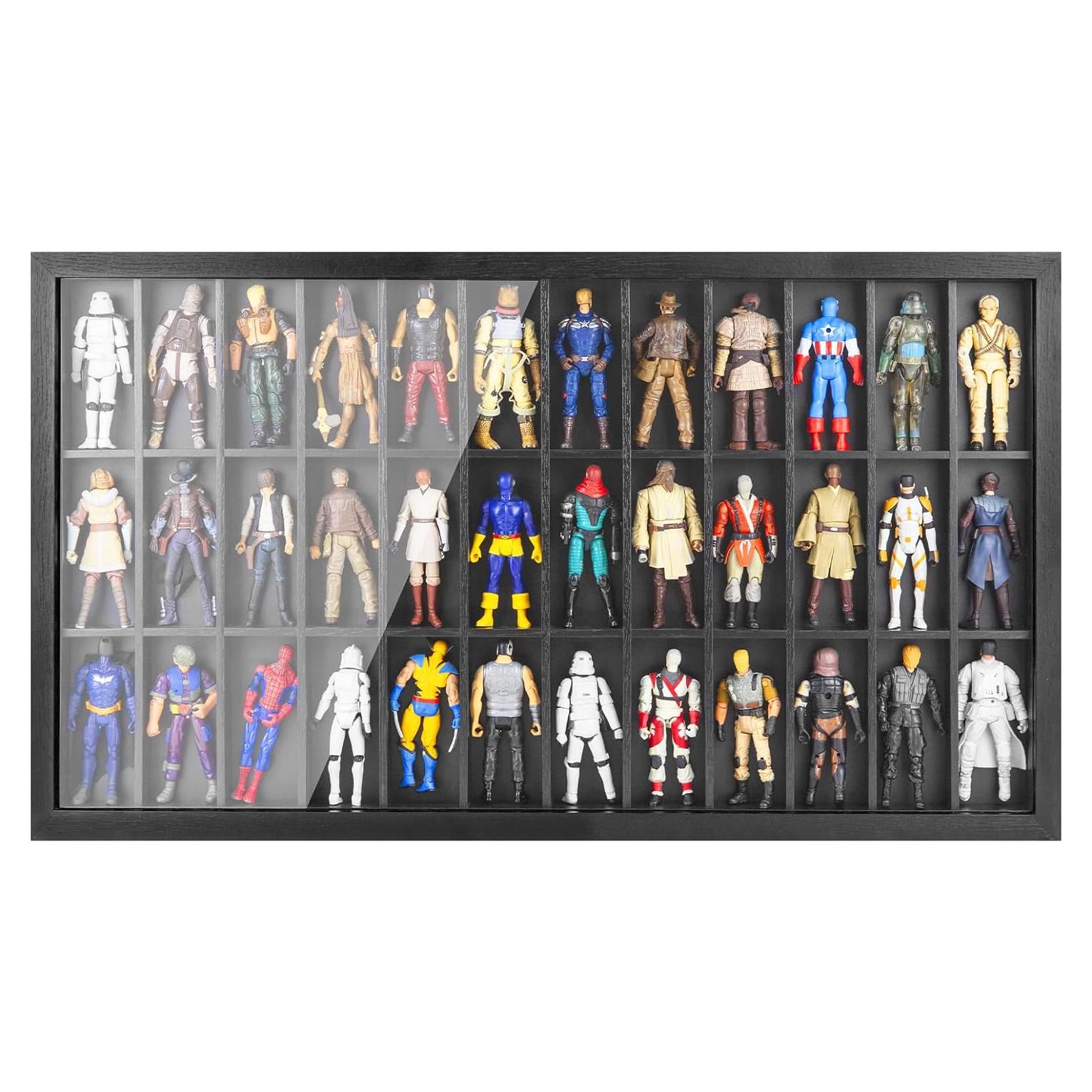 Caja de Exhibición SIXPOINTS para Figuras de Acción 36 Compartimentos