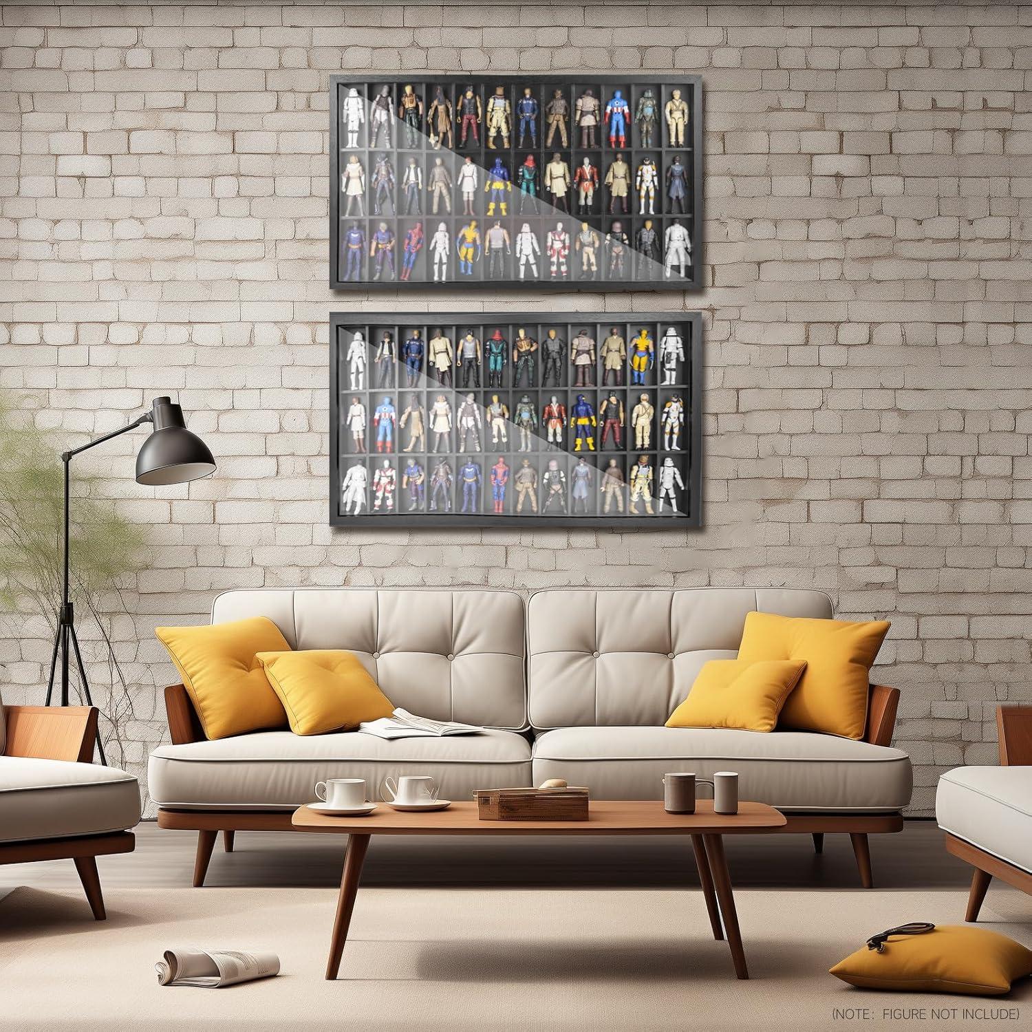 Caja de Exhibición SIXPOINTS para Figuras de Acción 36 Compartimentos