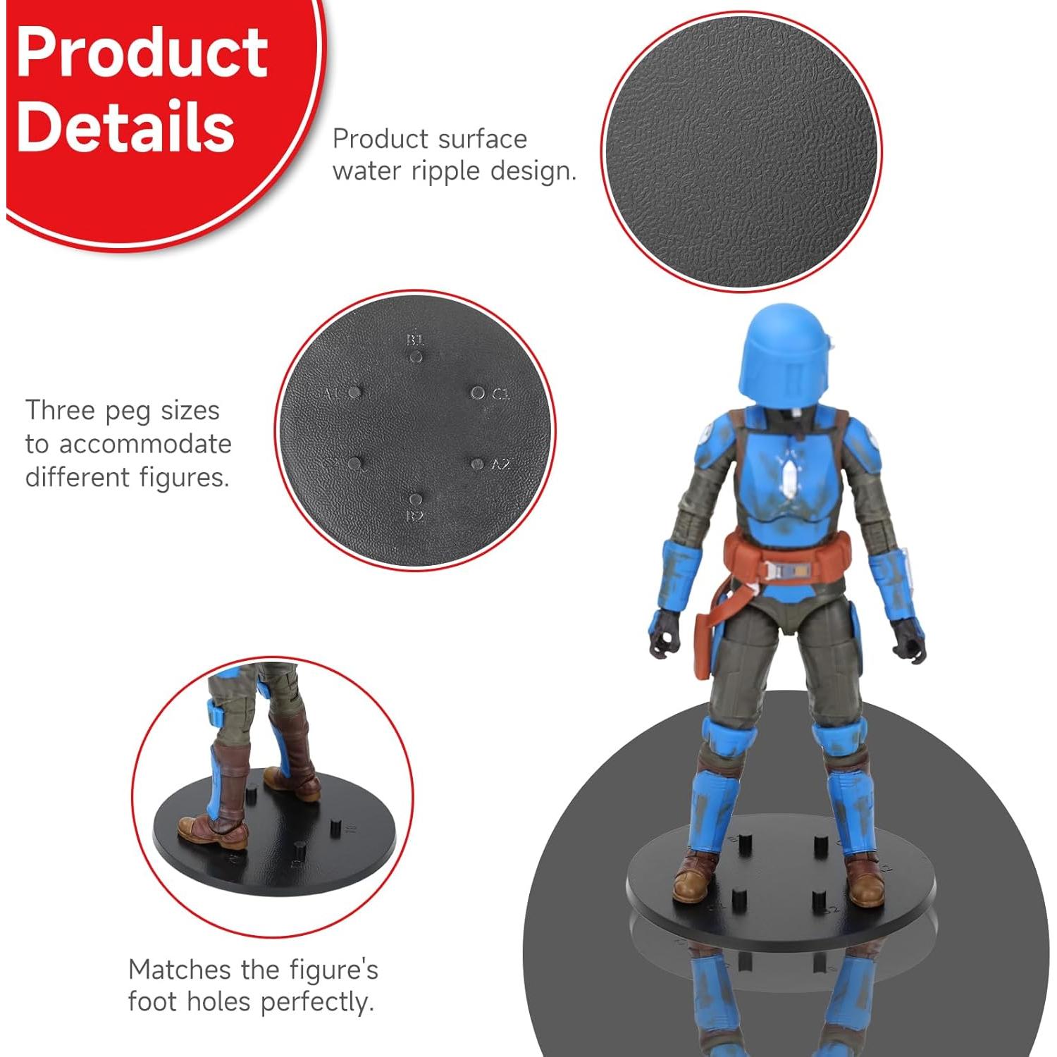 Soportes de Figuras de Acción SIXPOINTS 28 Piezas Multi-PEG