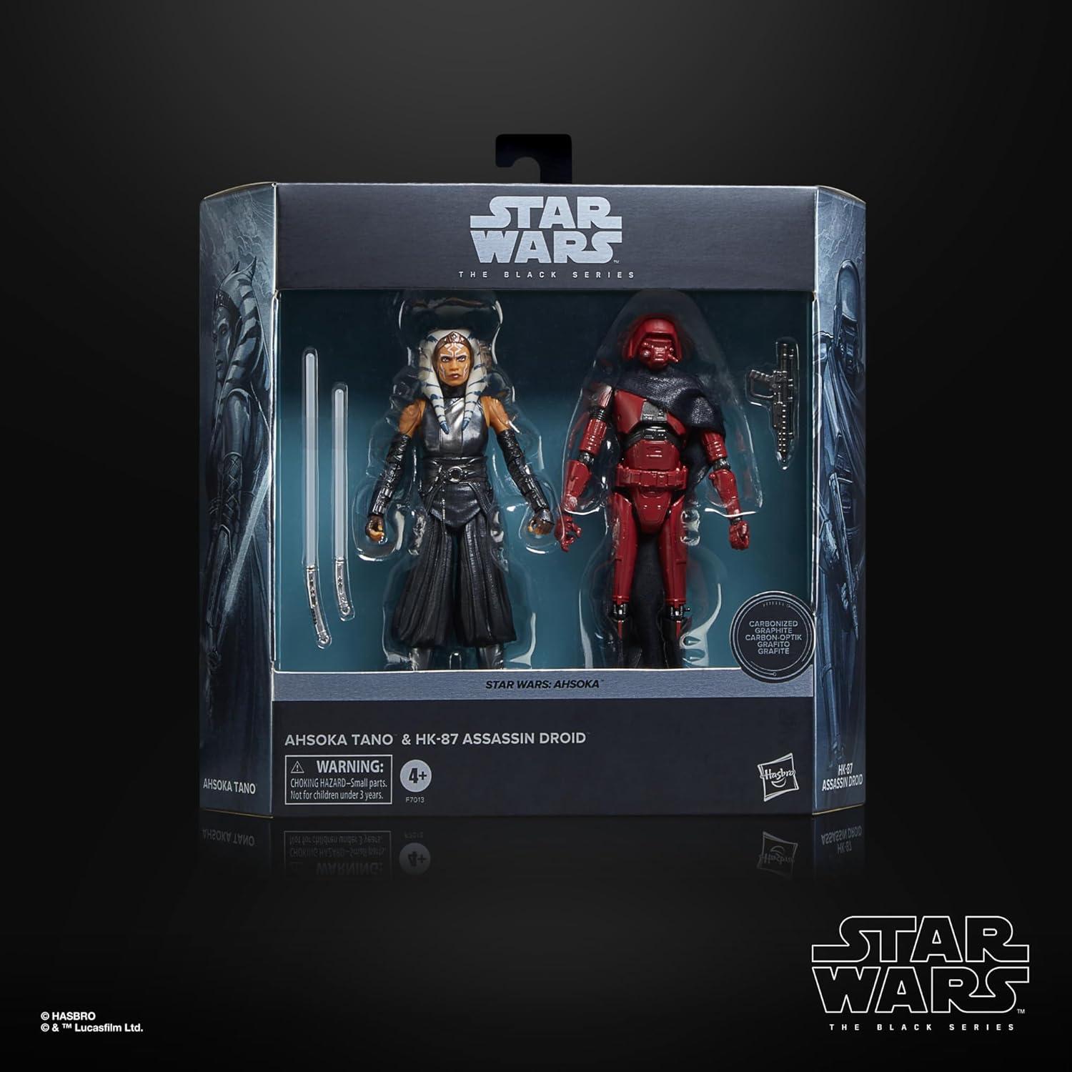 Figuras de Acción Star Wars Ahsoka Tano y Droid HK-87 15 cm