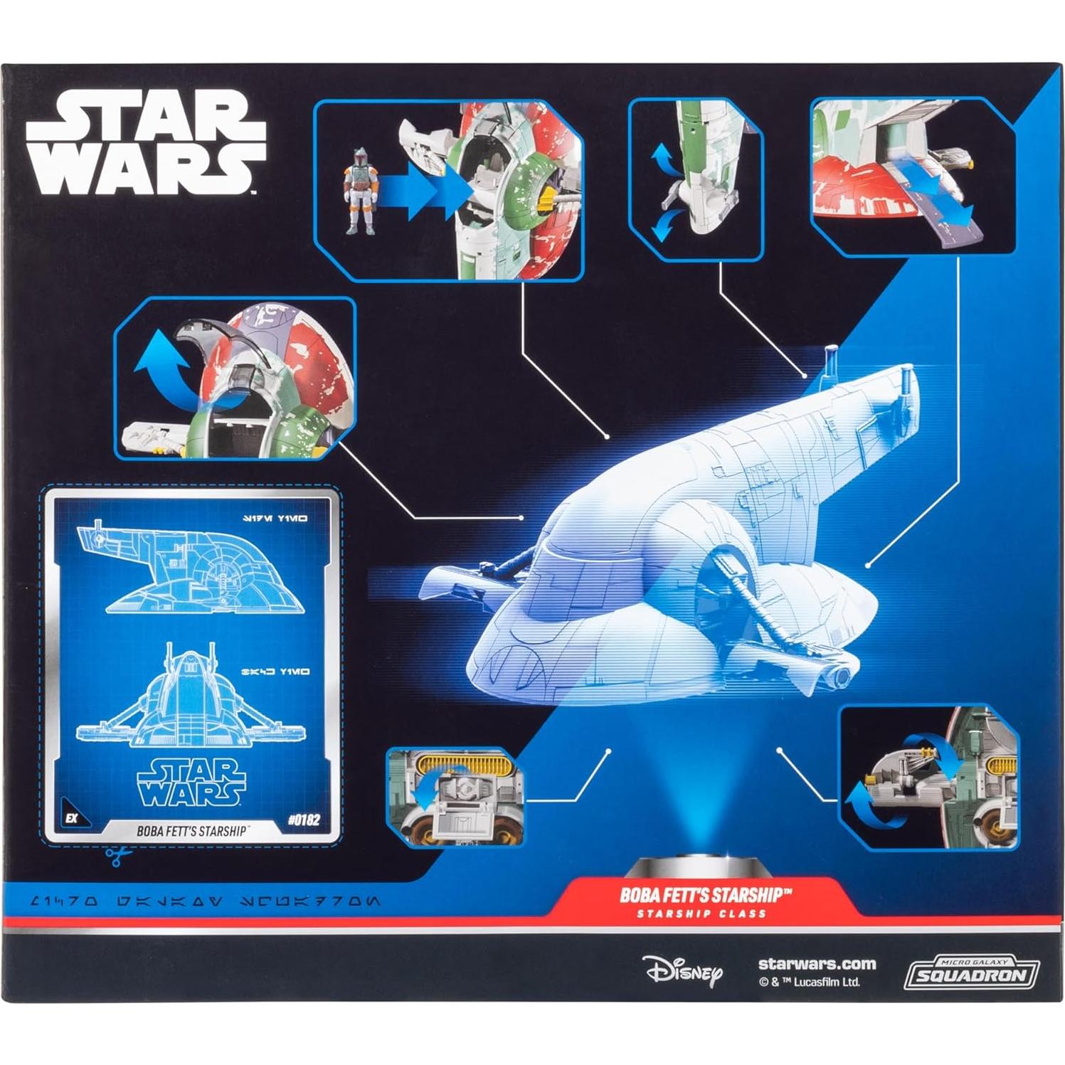 Nave Estelar Boba Fett Micro Galaxia Star Wars 22.86 cm