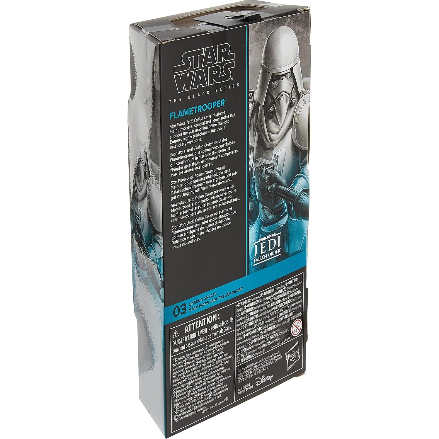 Figura de Acción Flametrooper Star Wars La Serie Negra 15 cm