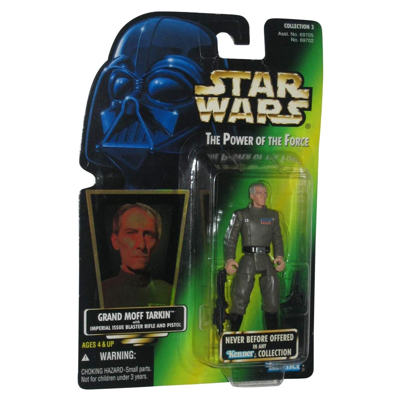Figura de acción Grand Moff Tarkin Kenner 10 cm con blasters