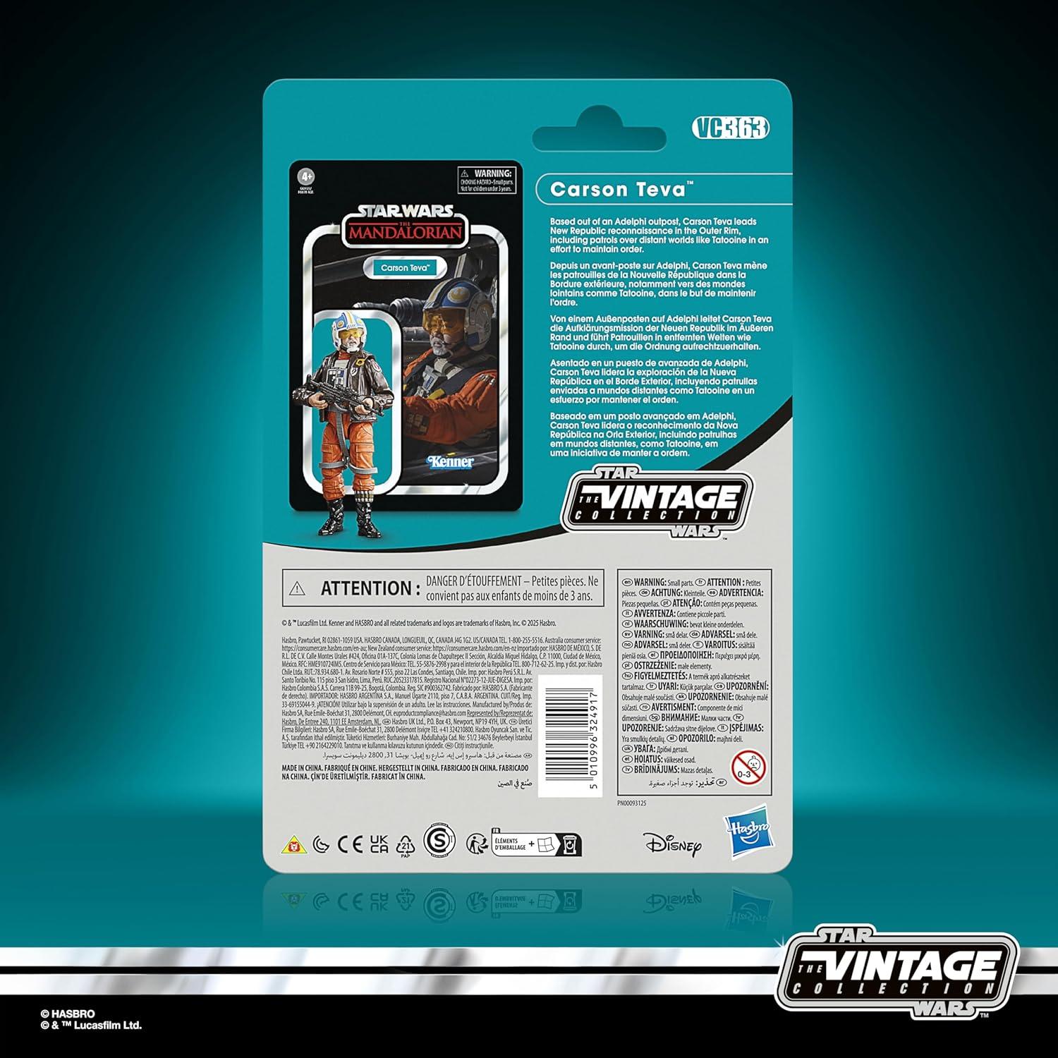 Figura de Acción Star Wars Vintage Carson Teva 9.5 cm