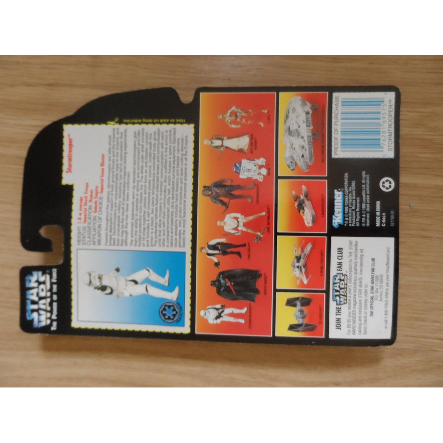 Figura de Acción Stormtrooper Hasbro 1995 con Rifle Blaster