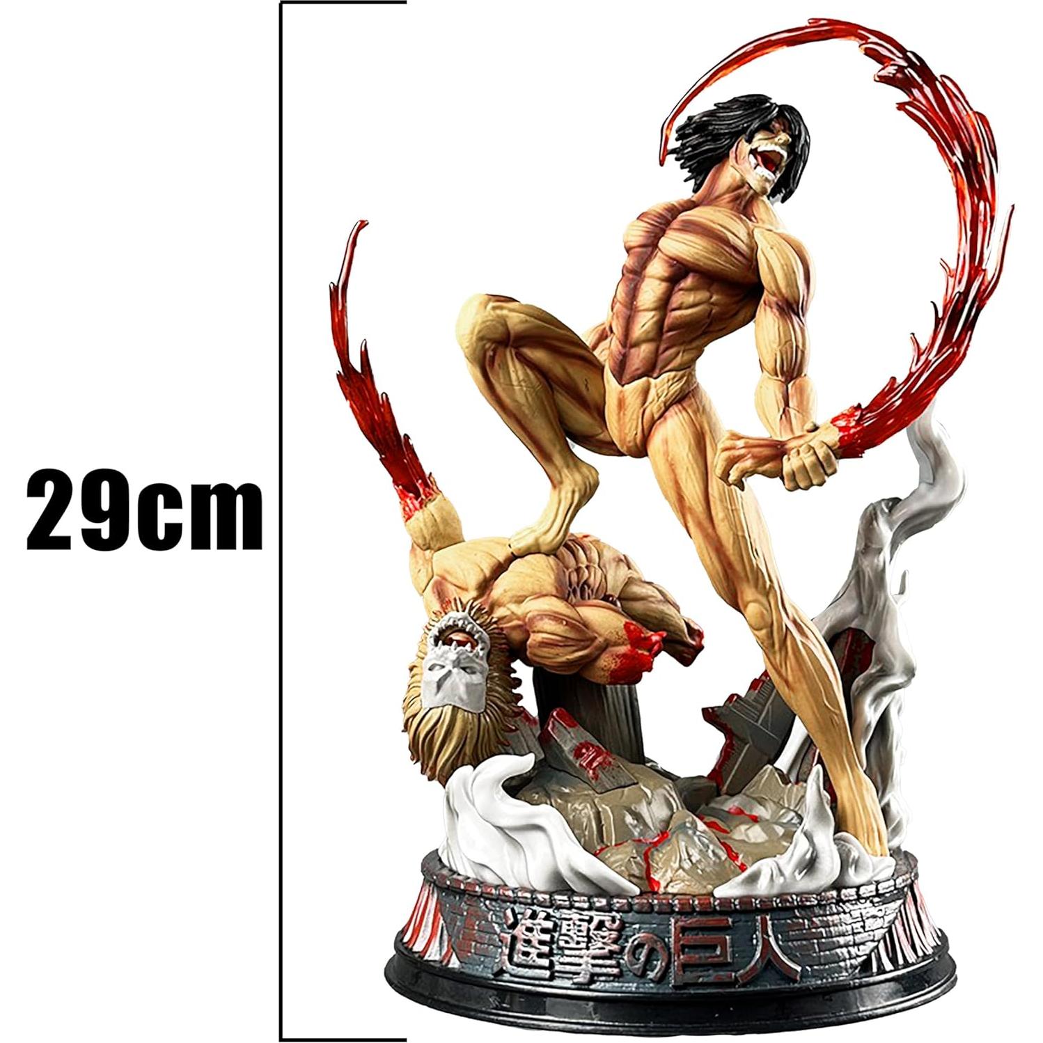Figura de Eren Jaeger PVC 29cm Anime Coleccionable