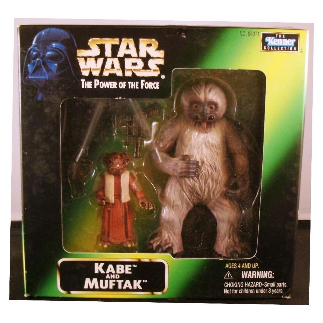Figuras de Acción Star Wars Poder de la Fuerza Kabe y Muftak