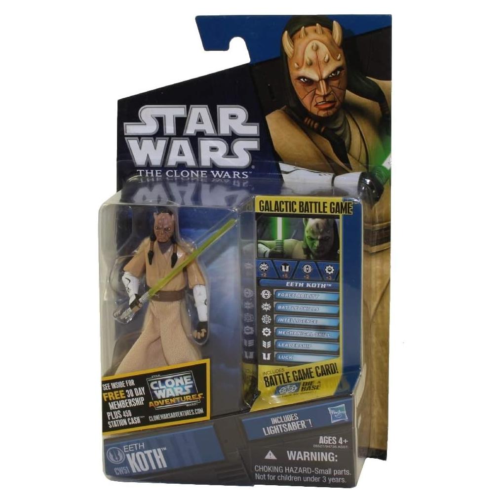Figura de Acción Star Wars Hasbro Clone Wars Eeth Koth 6.8kg