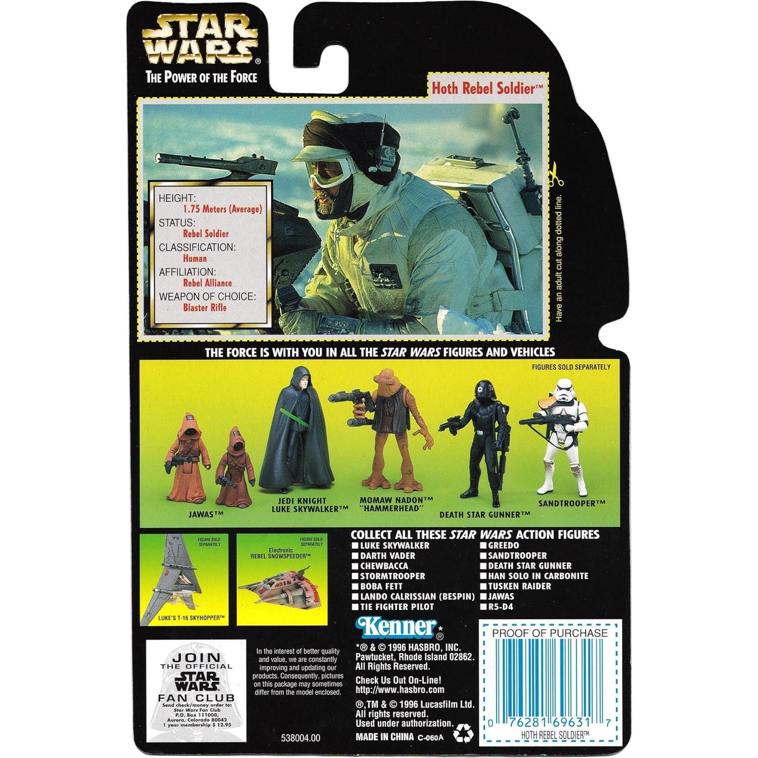 Figura de Acción Soldado Rebelde de Hoth Kenner 15.2 cm